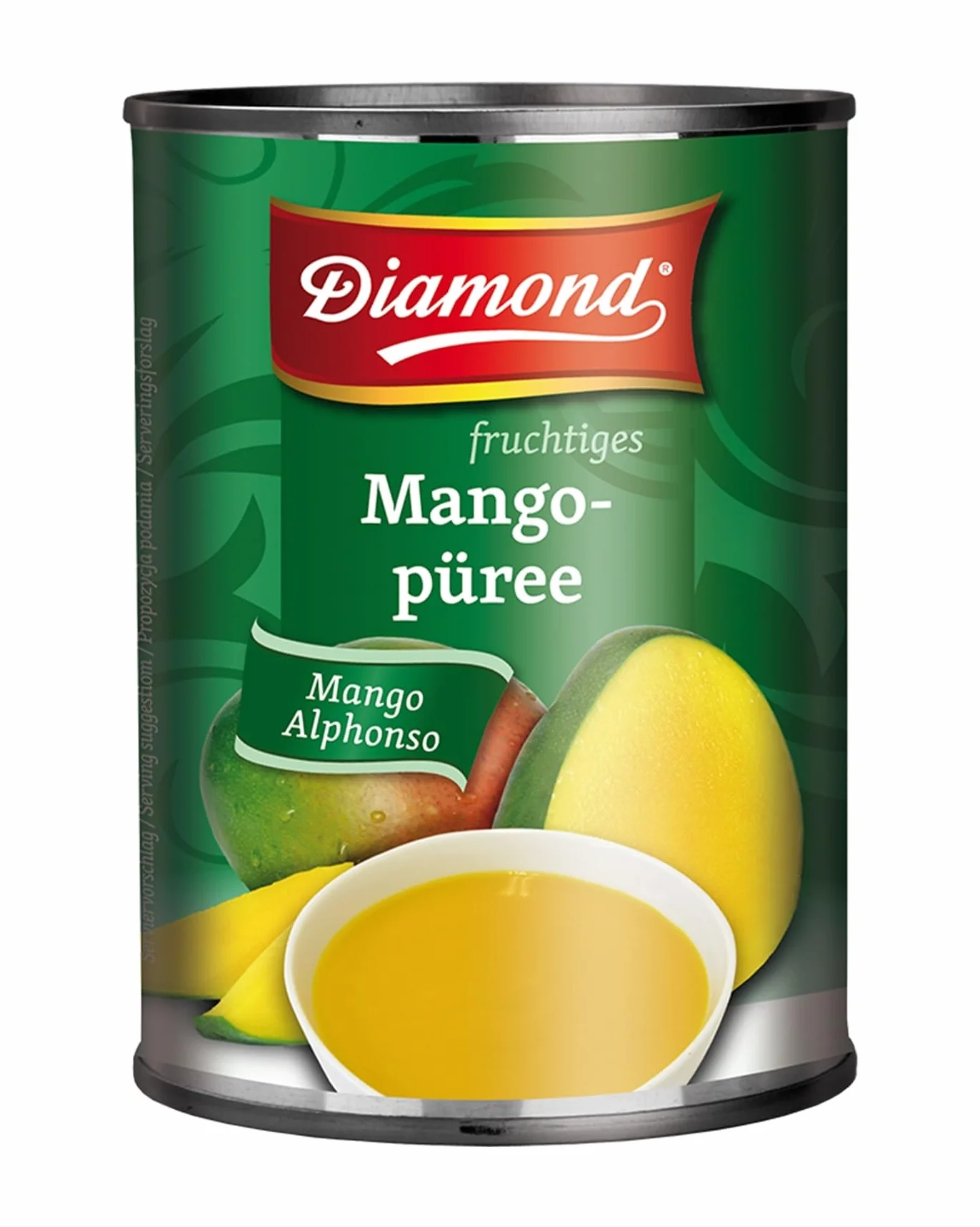 Puré de mango Alphonso 850 g conserva de fruta en lata