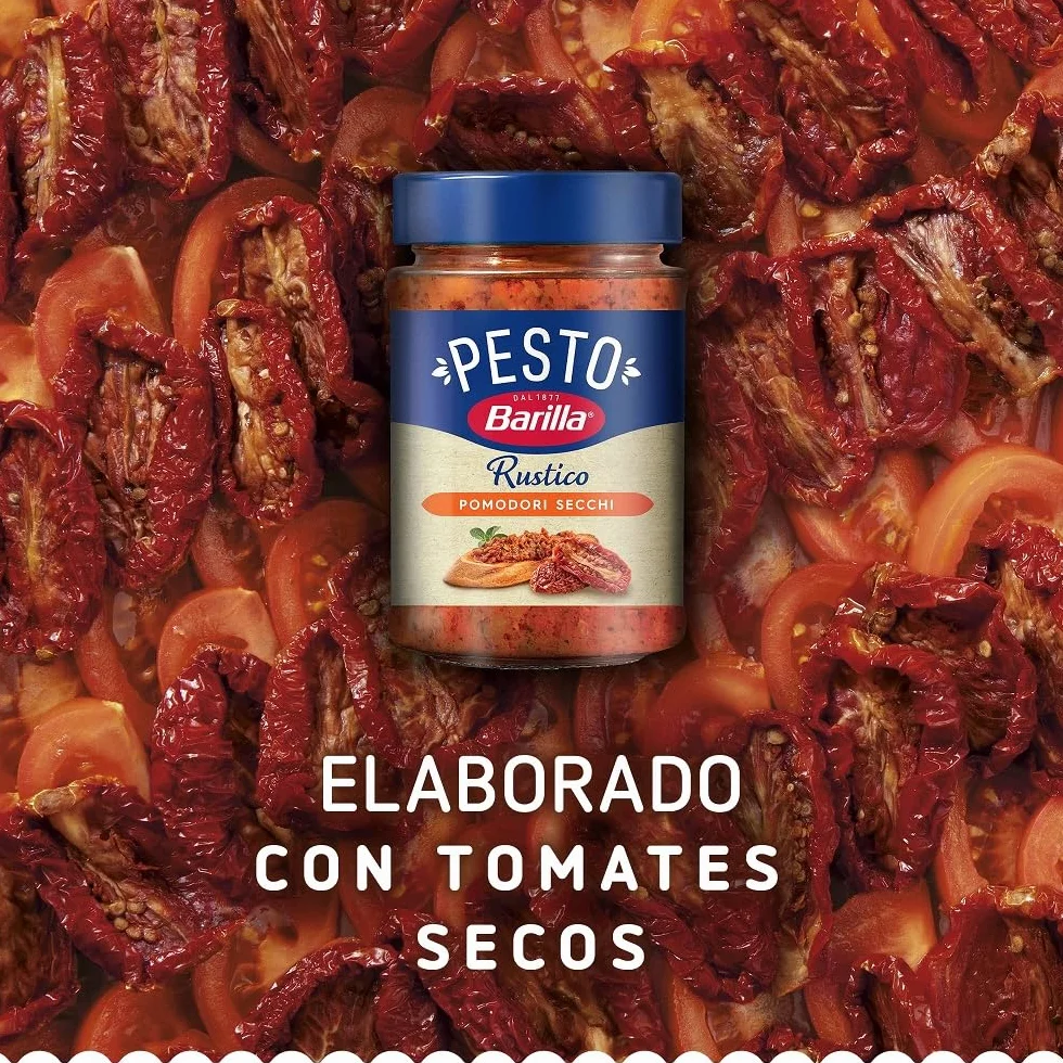 Barilla Pesto Rustico de Tomates Secos 200g