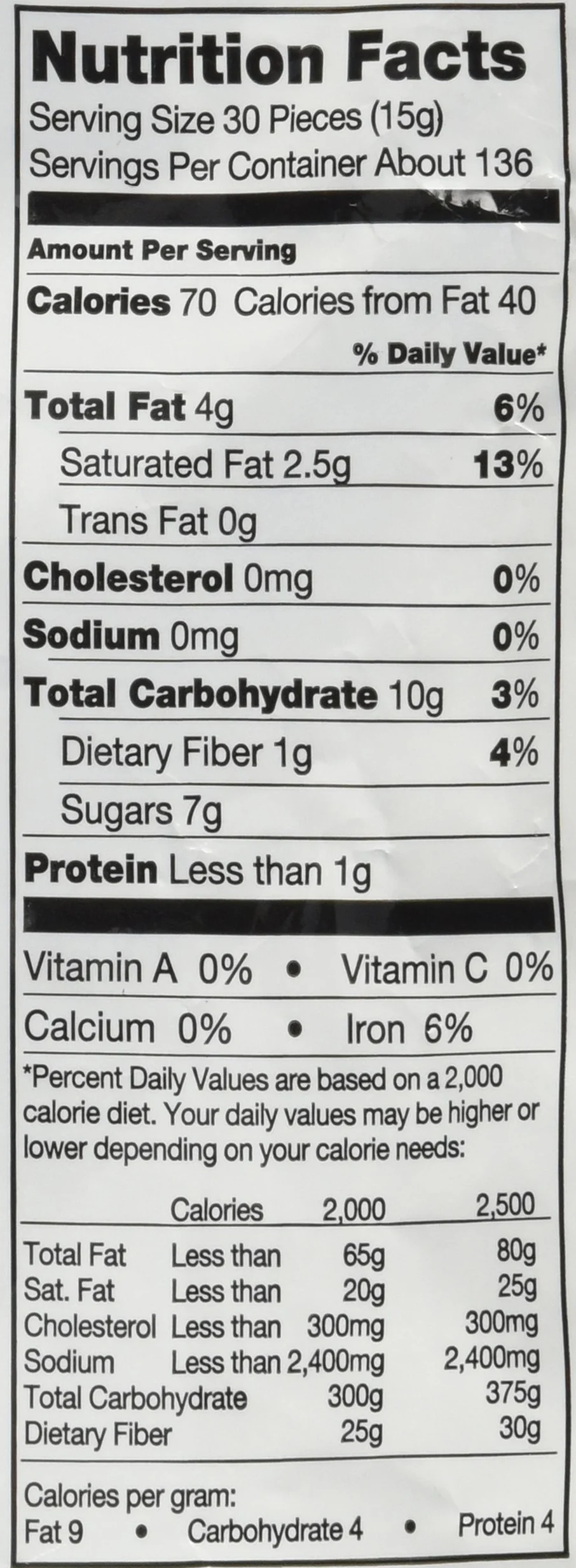 Kirkland chips de chocolate semidulce 2.04kg 51% cacao sabor vainilla