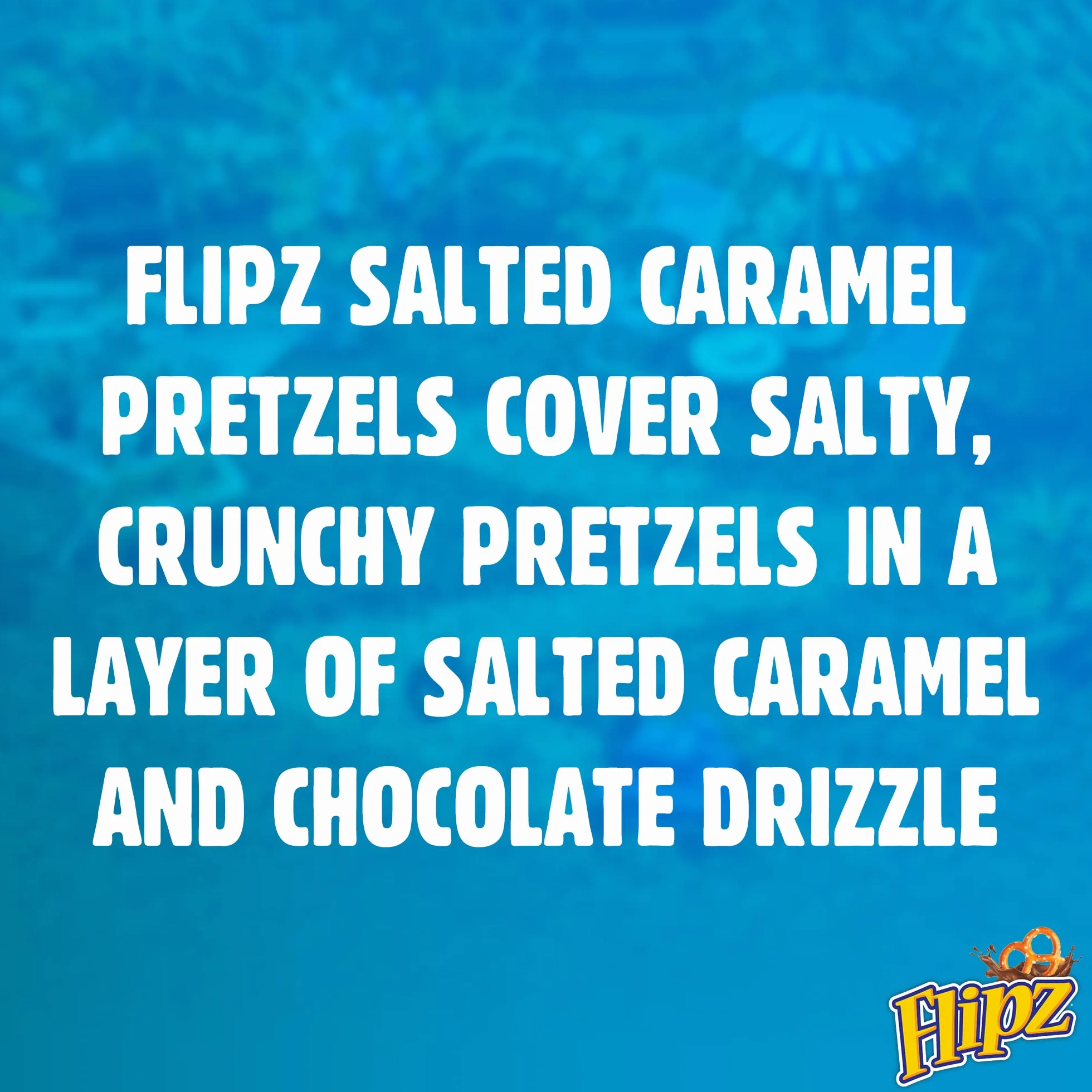 Flipz Salted Caramel Coated Pretzel 90g