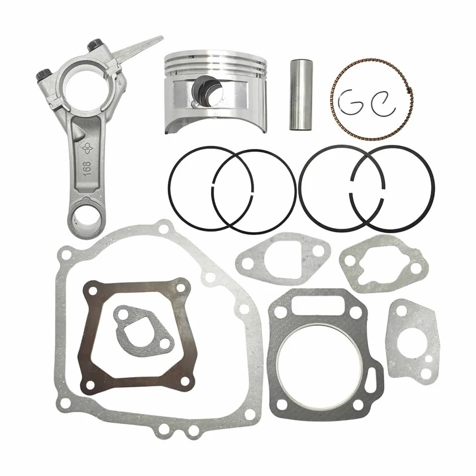 Ajuste for Anillo de pistón de 68MM, biela, Juego Completo de Juntas de Motor GX160 GX 160 5.5HP, generador de Motor de 4 ciclos, Agua