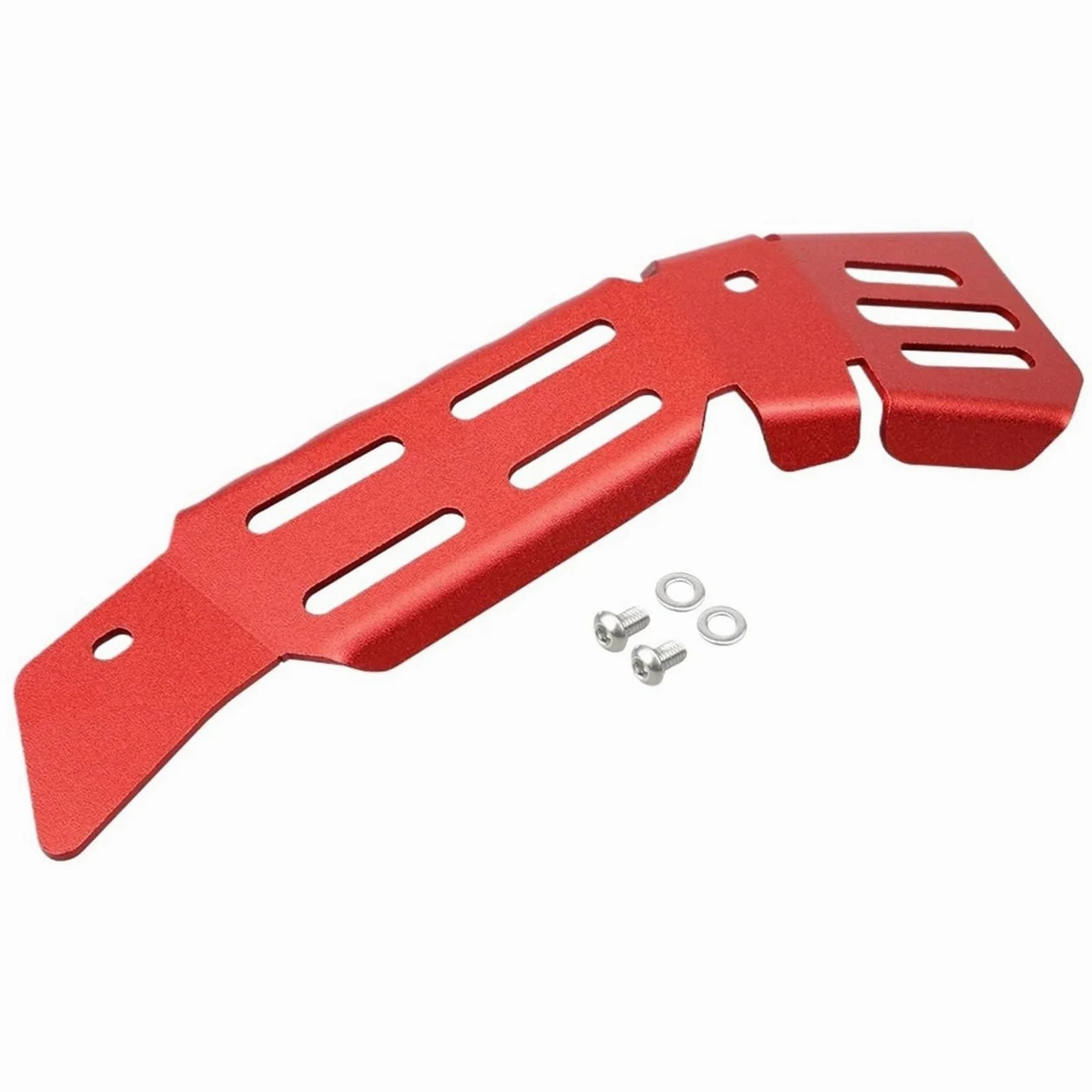 Deflectores de Calor para Escape Protector de Tubo de Escape de Aluminio para Motocicleta, Protector térmico, Compatible con Honda XR650L (1993-2024) Protector térmico de Escape(Red)