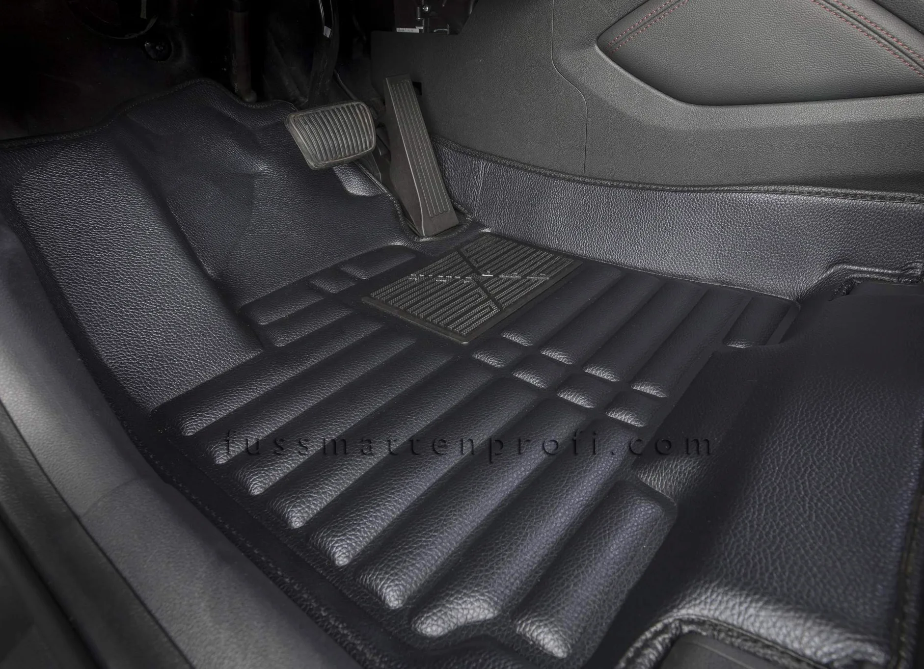 fussmatten profi Alfombrillas para Nissan Qashqai (2ª generación) J11 2014-2021 piel sintética TPE para todo tipo de climas, alfombrillas antideslizantes, alfombrillas de goma para todo tipo de climas