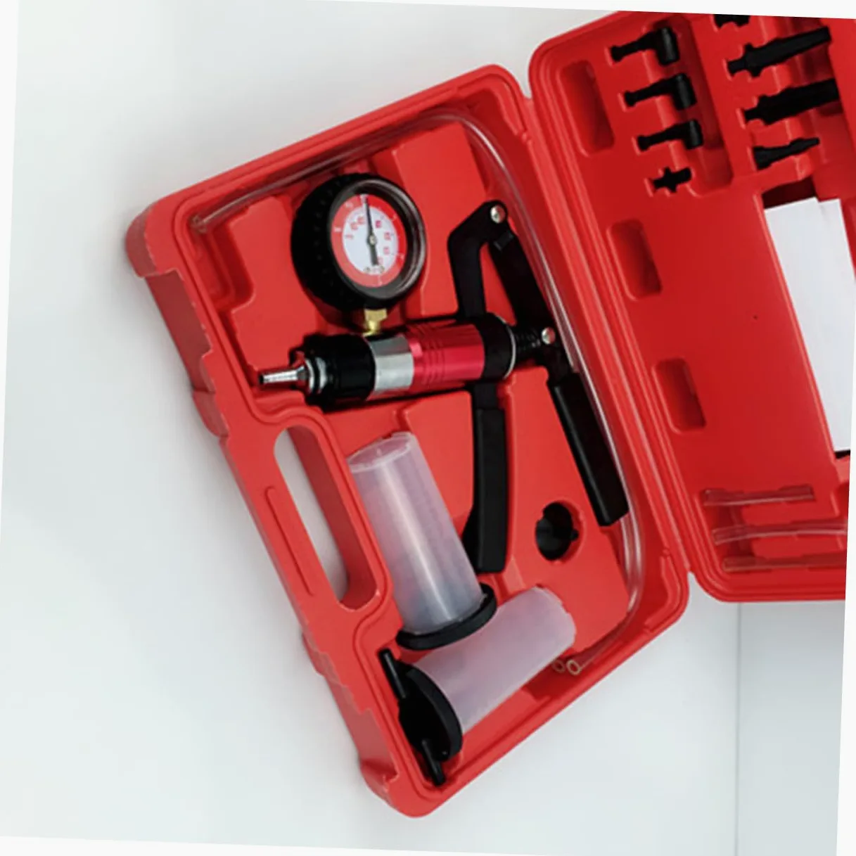 ULTECHNOVO Kit de Bomba de Vacío Manual para Sangrado de Extractor Adaptadores Herramienta Vacío para Vehículos