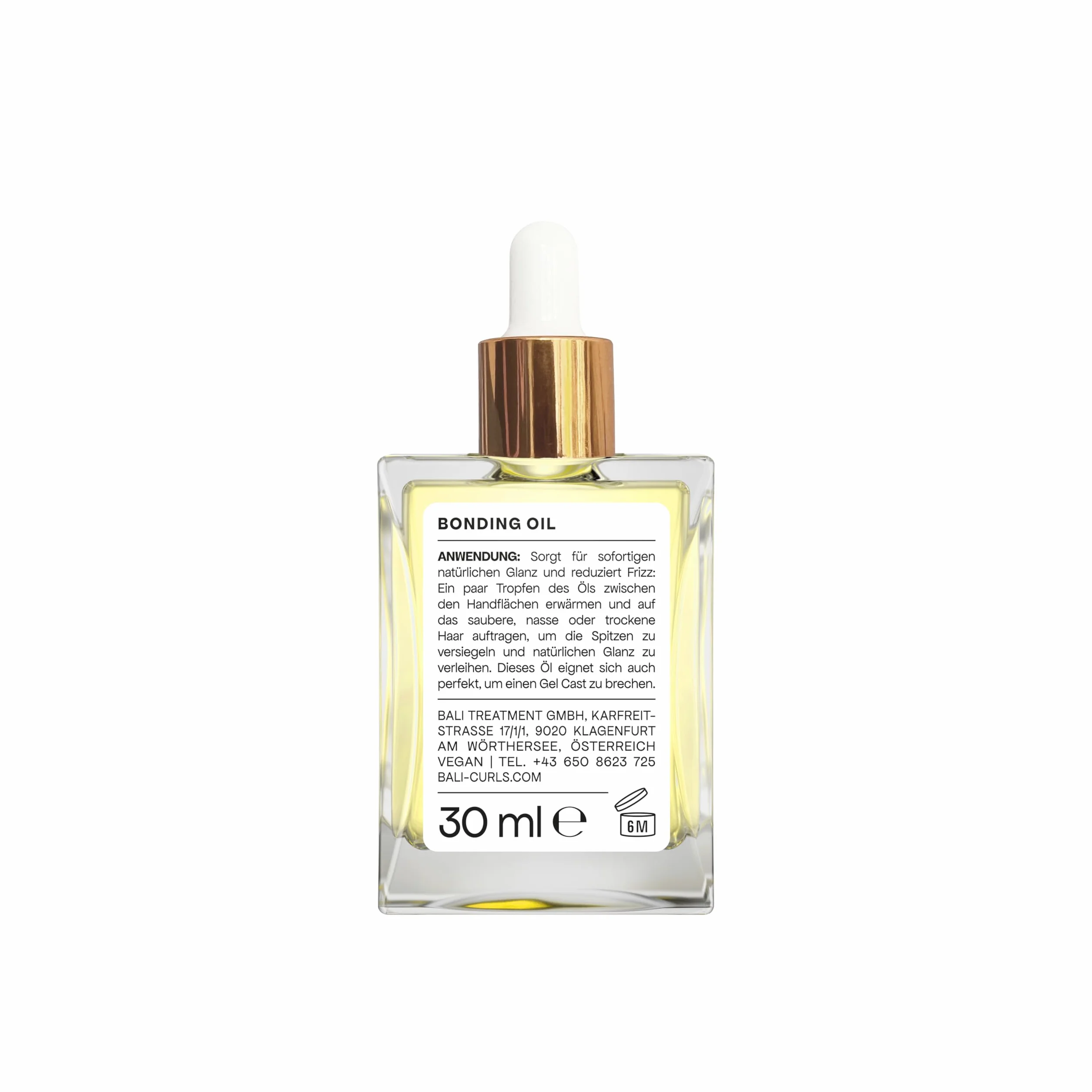 BALI CURLS Bonding Oil 30 ml - Aceite hidratante ligero sin siliconas para cabello rizado