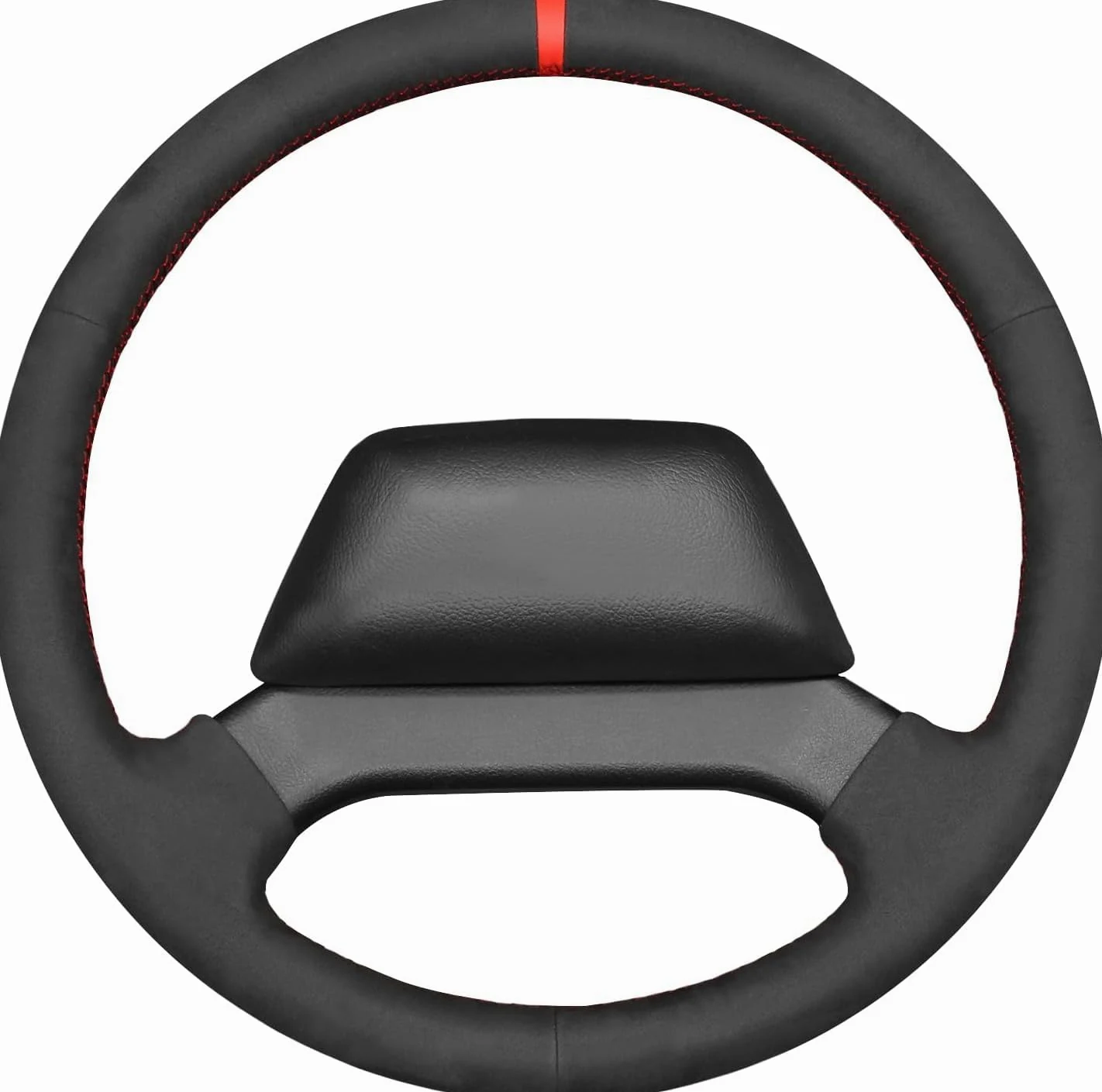 MEWANT Fundas para Volante de Coche Cosida a Mano para Land Rover Defender 2013-2018 Cubierta del Volante Accesorios para Land Rover Defender | Volante de Coche Cosida a Mano / Land Rover Defender 2013-2018 Accesorios / Land Rover Defender Transpirable Du