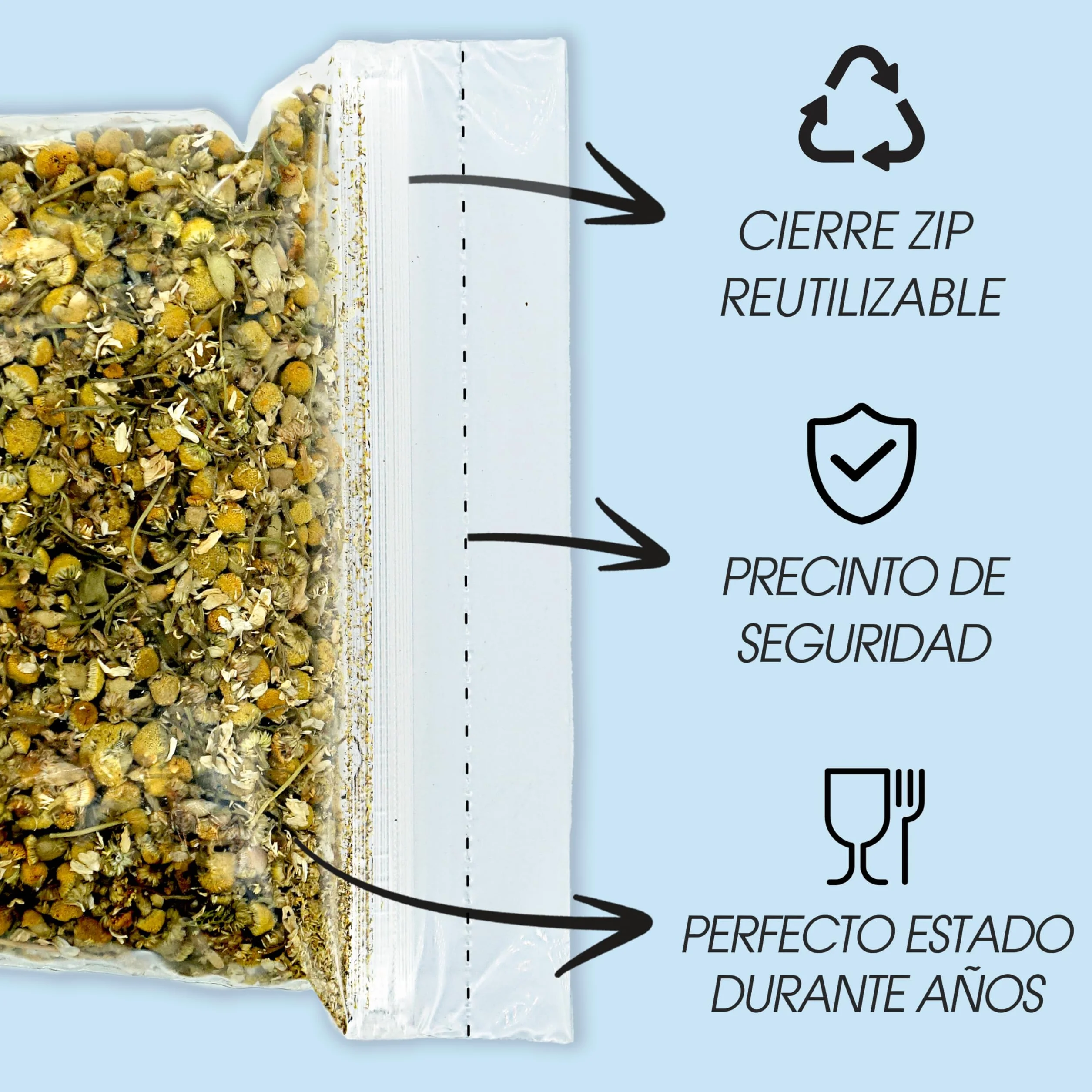 Semillas de Lino 900 gr - Linaza - Lino Amarillo a Granel