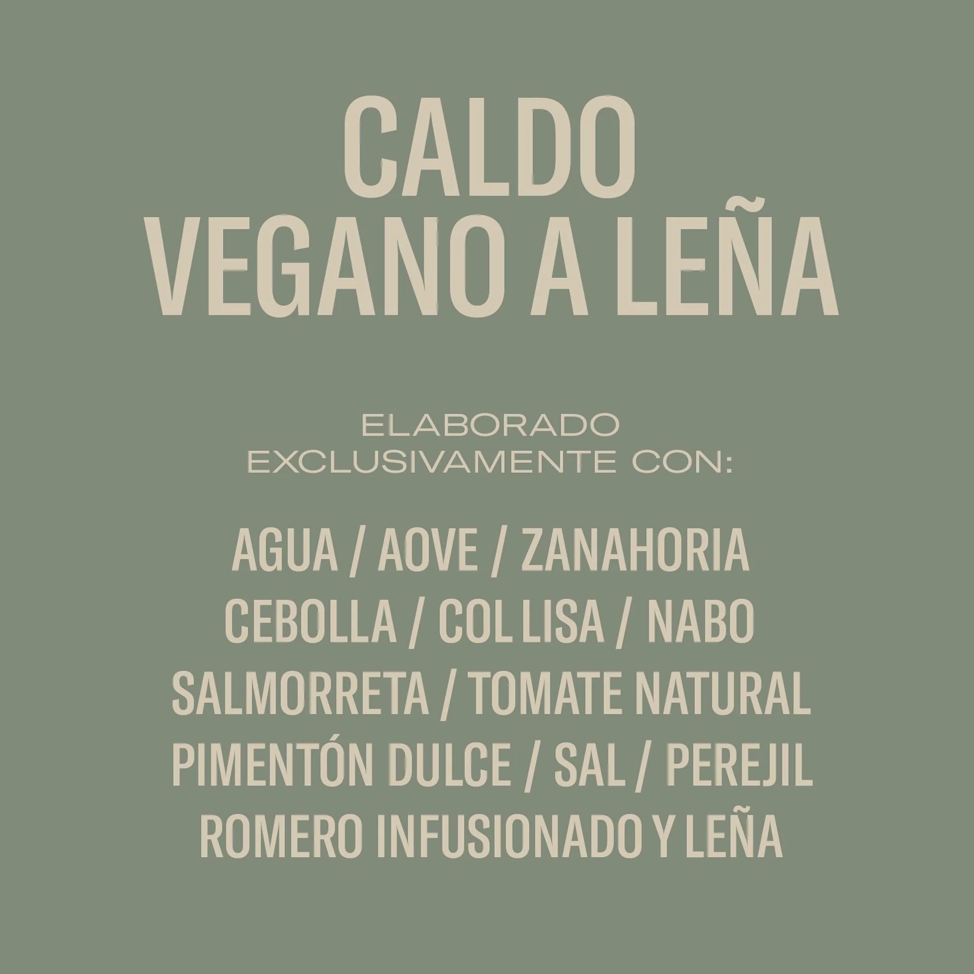Caldo de Verduras Vegano 100% Natural Cocinado a Leña Pack 3 Litros