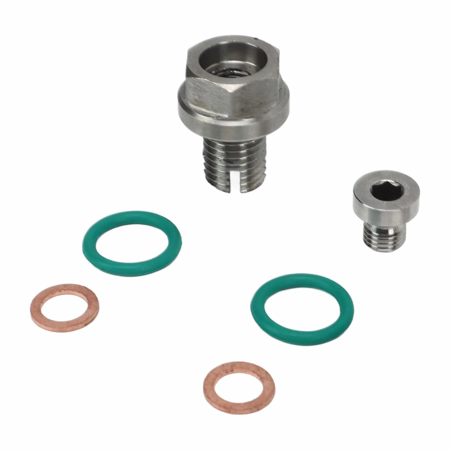 Tapón de Drenaje de Aceite Tapón de Protección del Cárter de Aceite del Motor Tapón de Drenaje Piggyback de Gran Tamaño Kits de Reparación de Roscas de Cárter de Aceite (M14.1-1.5x15mm)