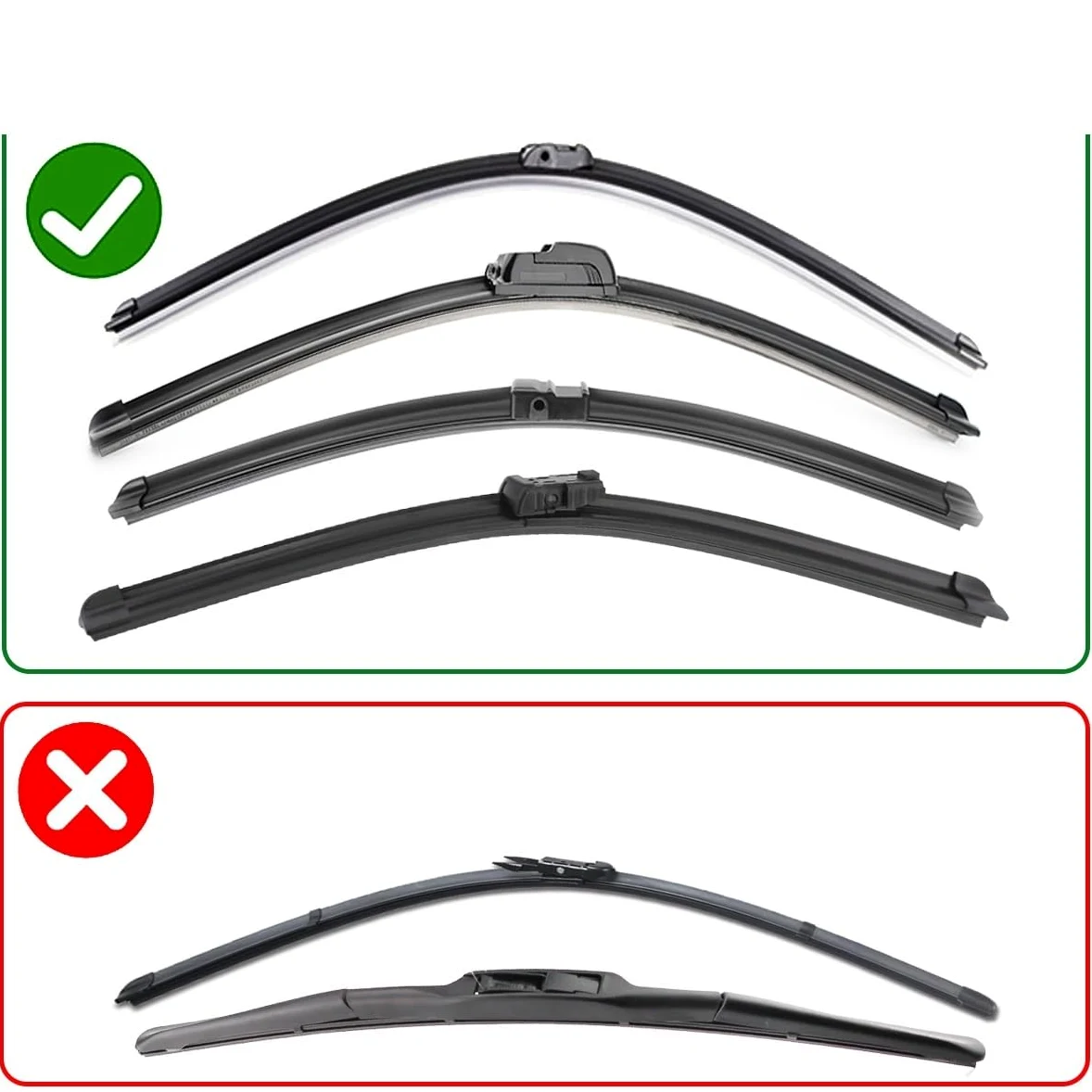 Escobilla limpiaparabrisas Para Limpiaparabrisas Coche 6 Mm, Natural | 10 Tiras De Goma Para Limpiaparabrisas Coche 6 Mm, Natural, 14, 16, 17, 18, 19, 20, 21, 22, 24, 26, 28 30 Pulgadas