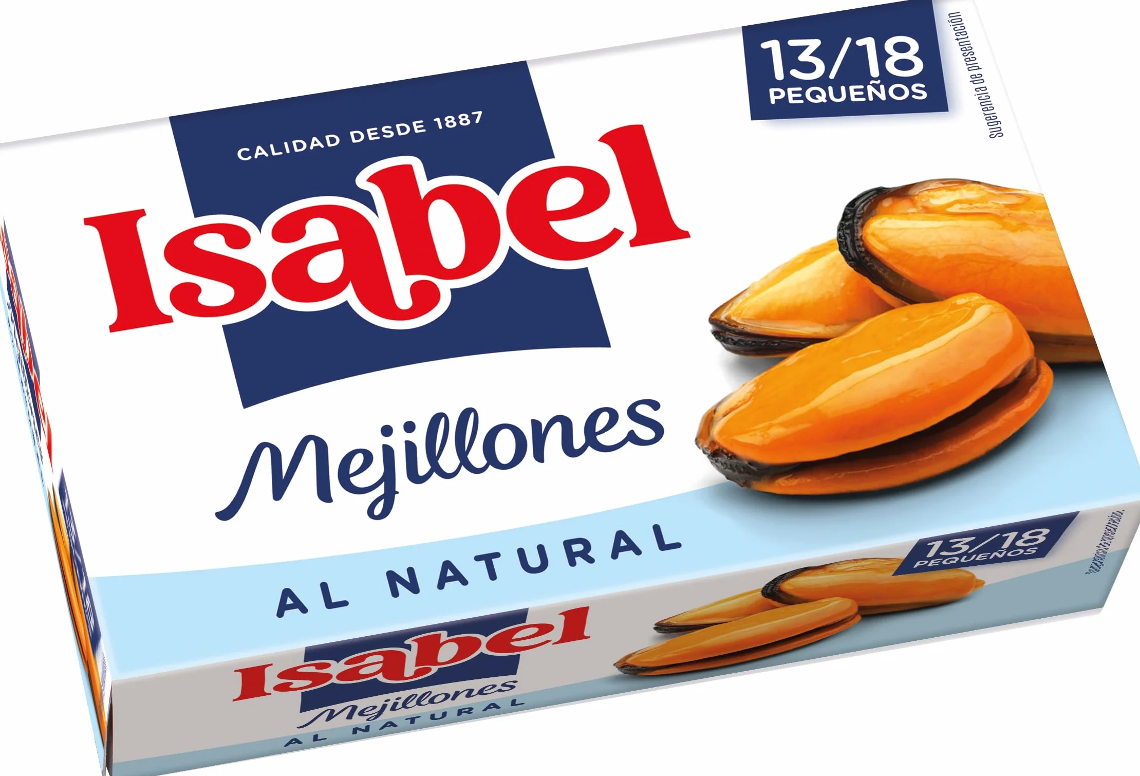 Isabel Mejillones al Natural 13-18 piezas Pack de 5