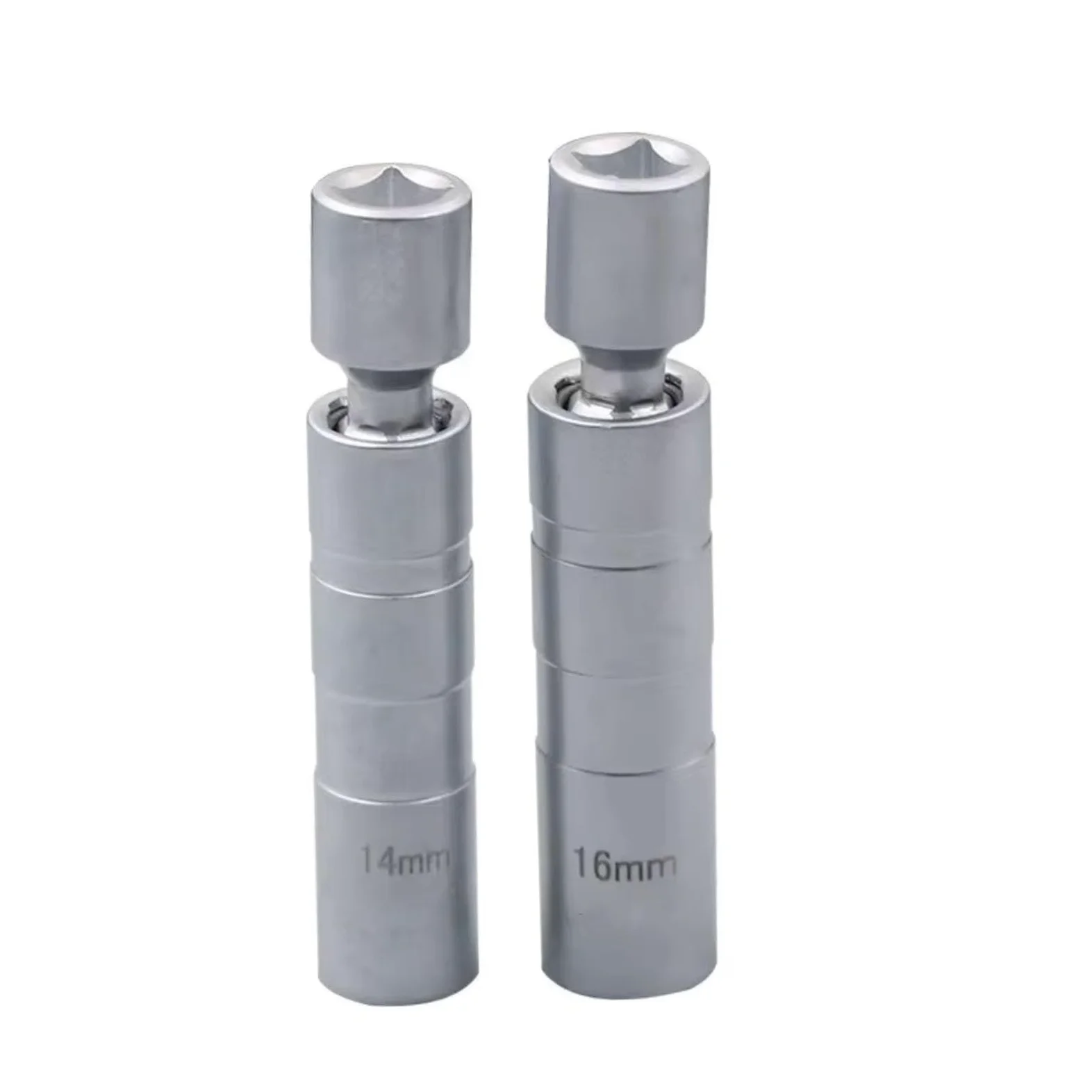 Llave para Bujías 2 Uds Enchufe De Bujías Automotrices 14mm 16mm Herramienta Extracción Giratoria Herramientas Instalación De Enchufe De Bujías Magnéticas