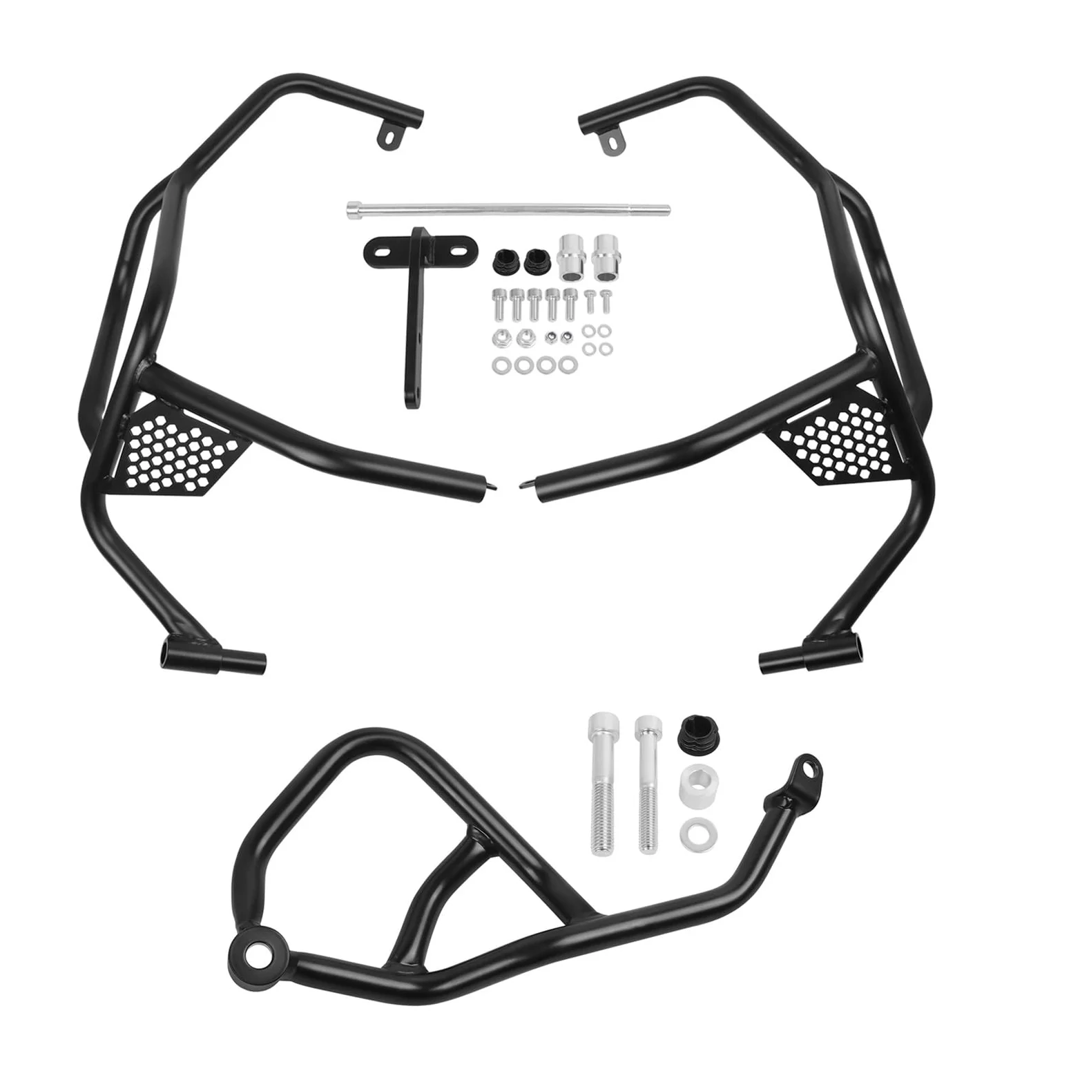 para Desert X para 2022-2024 Motocicleta Crash Tank Bars Protector De Motor Barra Protectora Bomba Agua Bumper Protección Cuadro Bloque Decorativo Parachoques