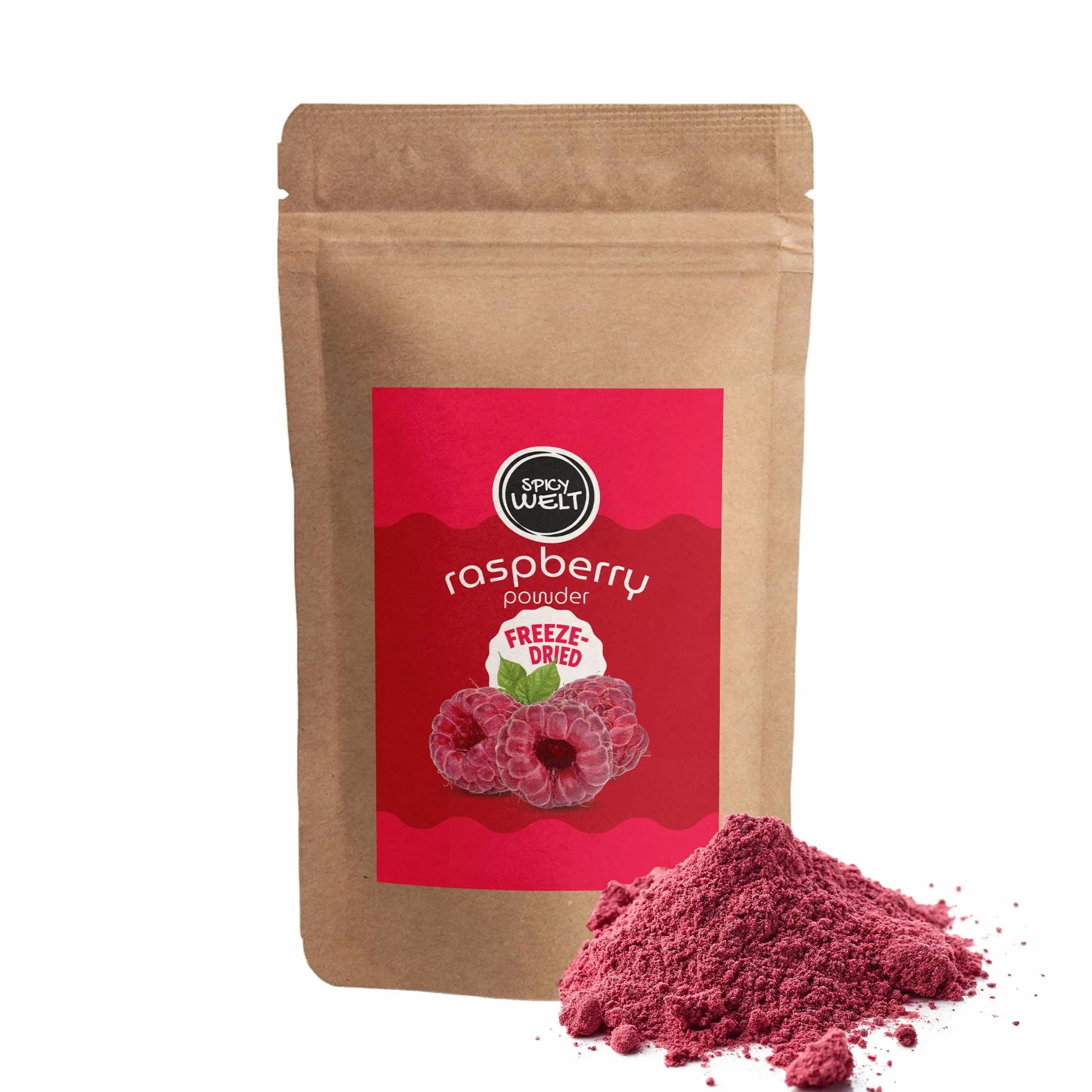 Polvo de Frambuesa Liofilizada 100% Natural 100g – Frambuesas Molidas Sin Endulzar