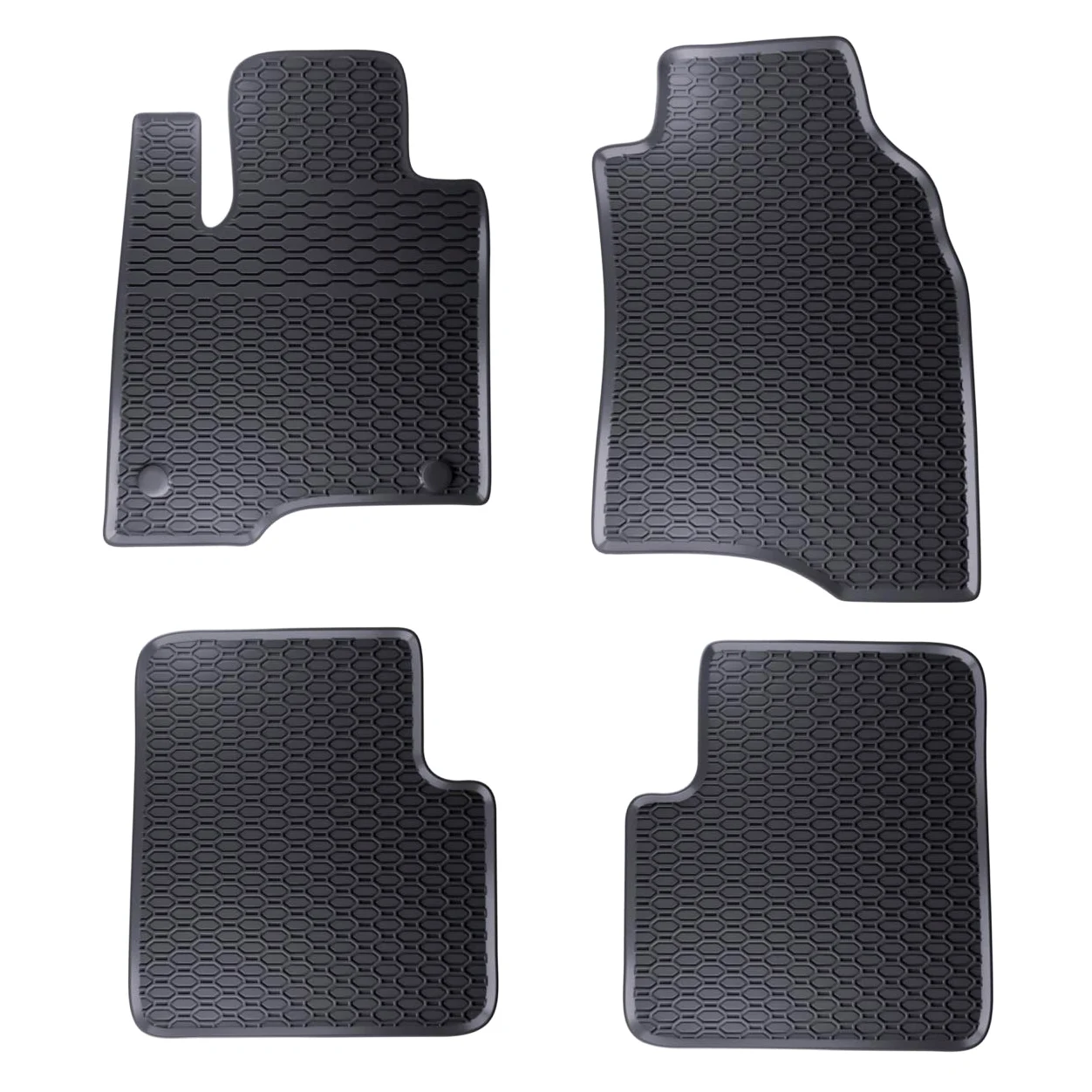 GEYER & HOSAJA Alfombrillas de Goma para Coche 896/4C Compatible con Fiat Panda III (2011-)