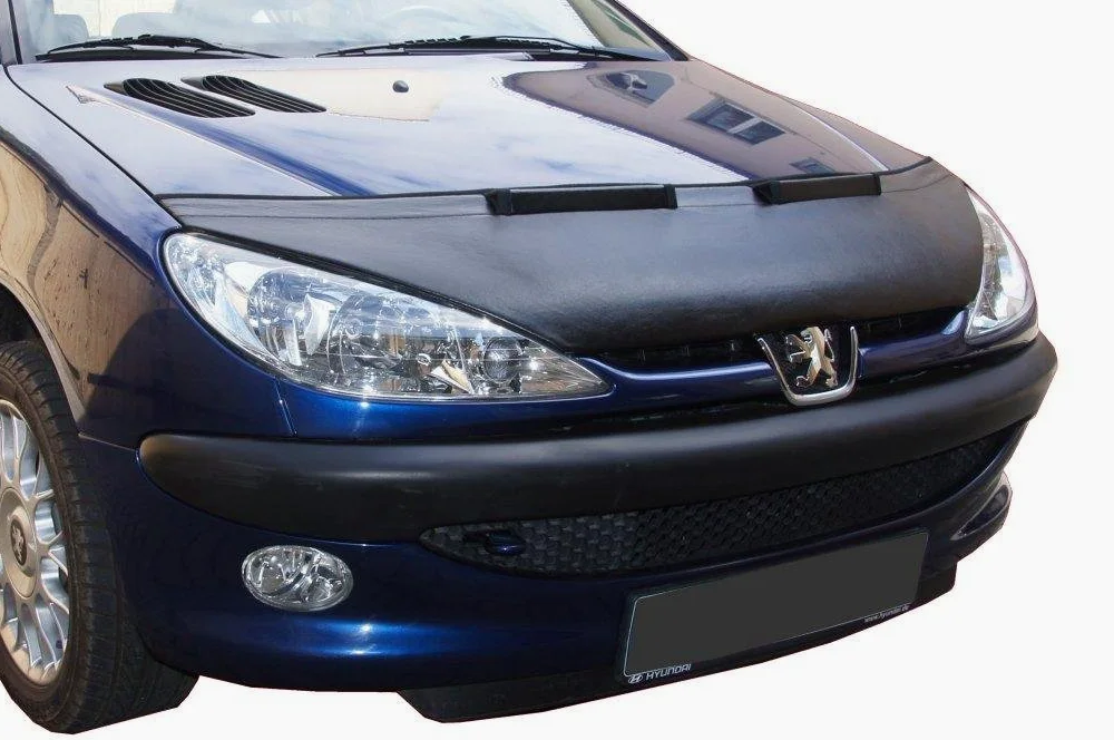 AB-00111 PROTECTOR DEL CAPO compatible con Peugeot 206 (CC) 1998-2009 Bonnet Bra TUNING