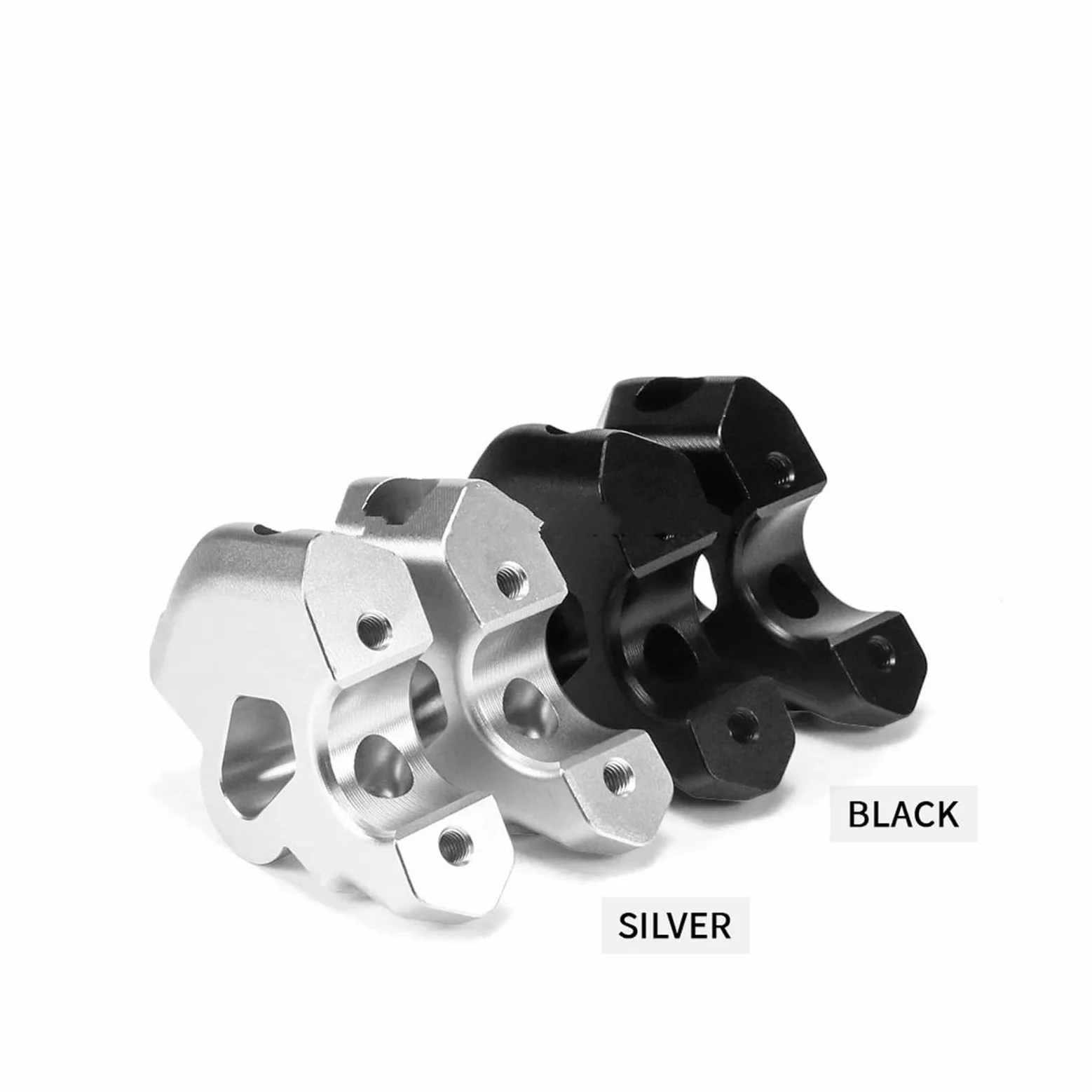 Elevador Manillar Para B&MW R 1300 GS R1300GS 2024 - Motocicleta Manillar Riser, Abrazadera Extender Adaptador (Silver)