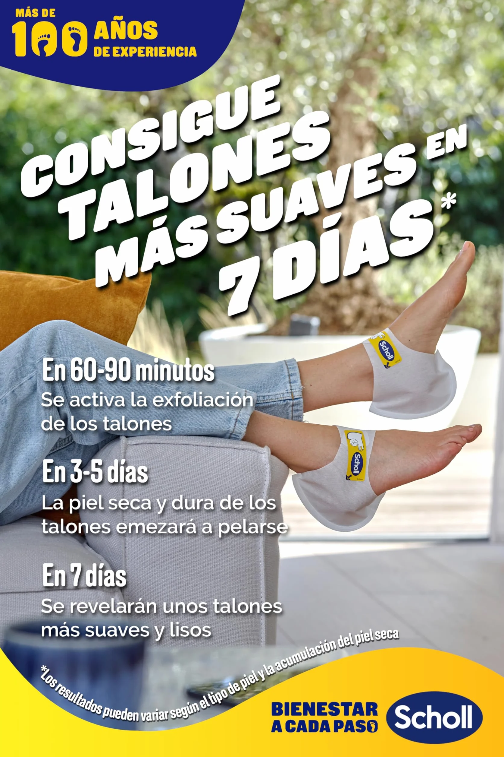 Dr. Scholl's Expert Care Mascarilla Exfoliante para Talones - 1 par