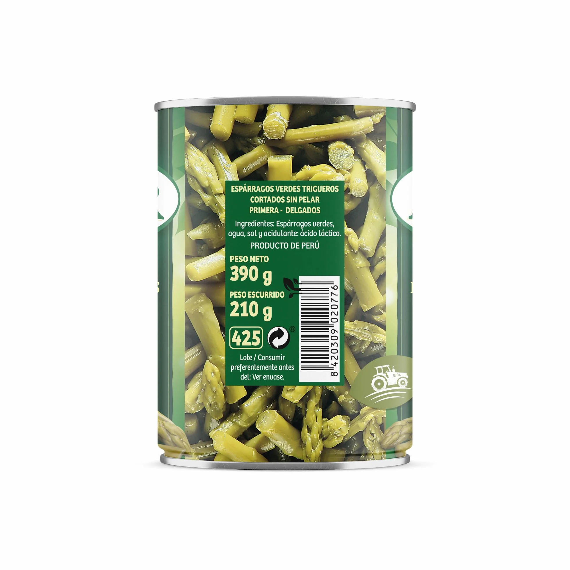 ALSUR ESPARRAGO TRIGUERO CORTADO 210GR