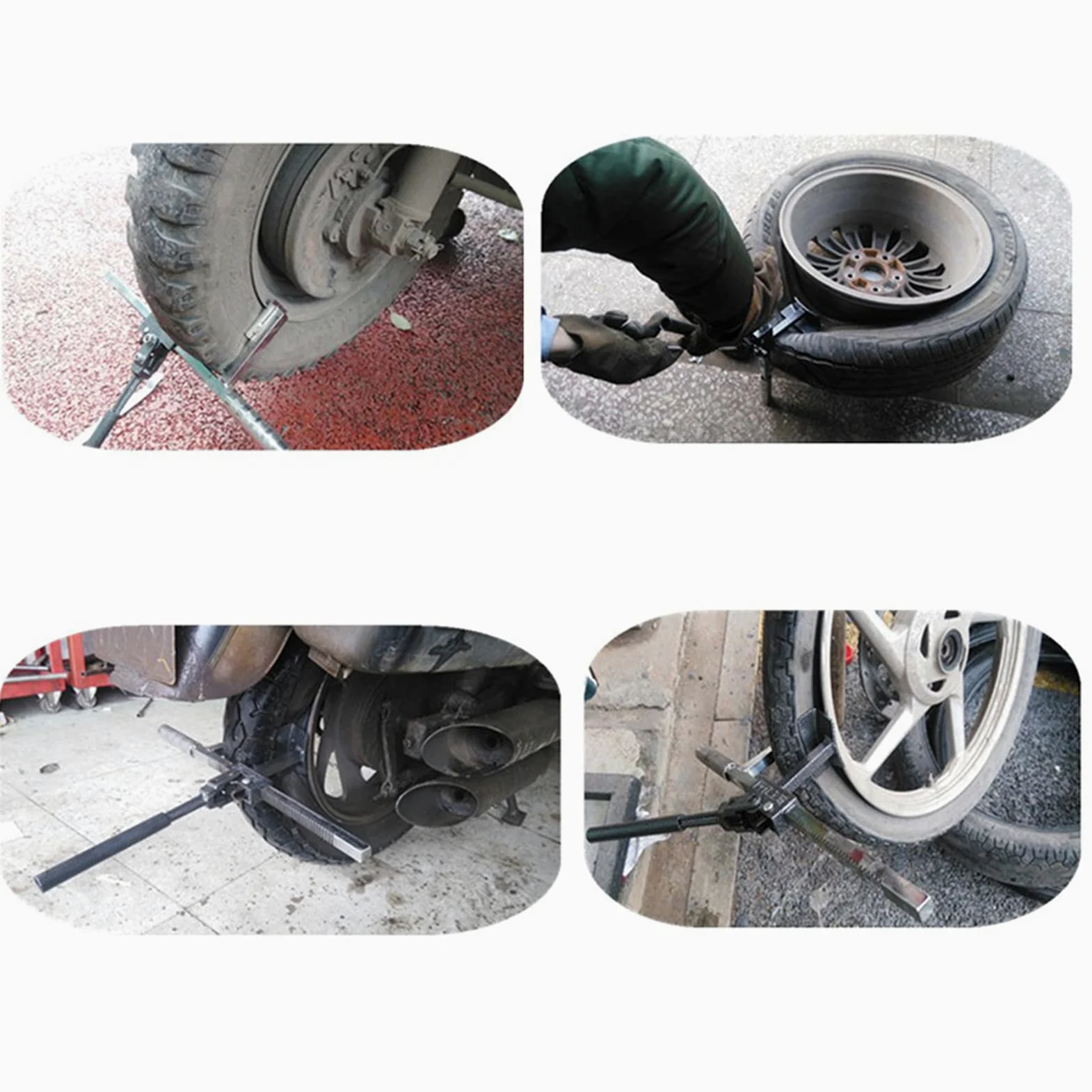 Cambiador de neumáticos Manual portátil, Herramienta de Cambio de neumáticos para Motocicleta y Coche, máquina de eliminación de destalonadores de neumáticos