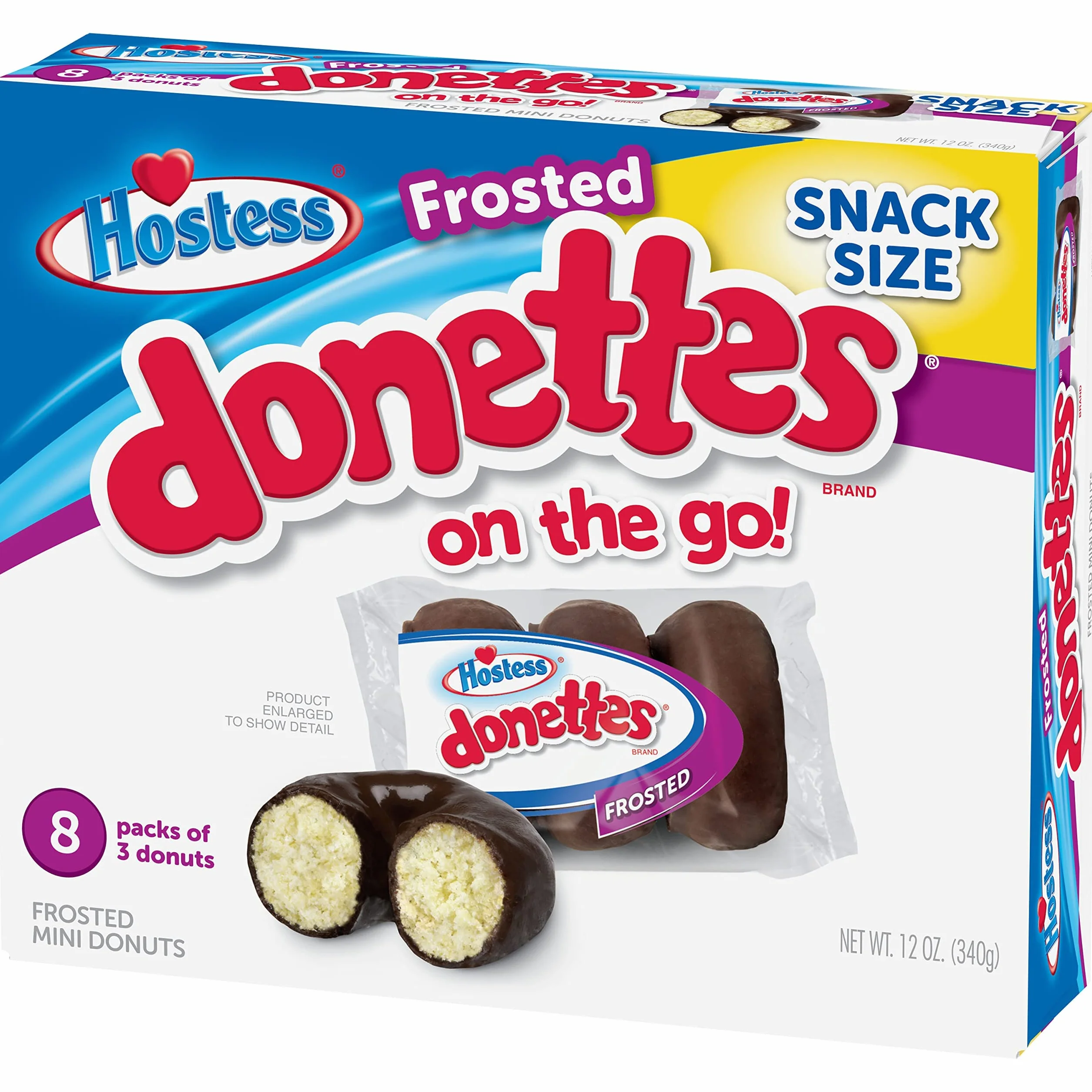 Hostess Caja de Donettes Heladas 12 Onzas