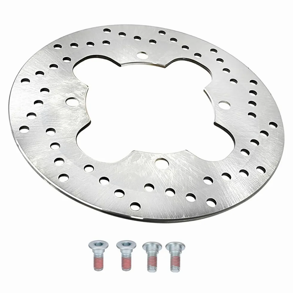 Disco de freno trasero con espárrago compatible con Honda TRX400EX Sportrax 1999-2008 TRX400X 2009 2012-2014 43251-HN1-003 90105-MK5-000