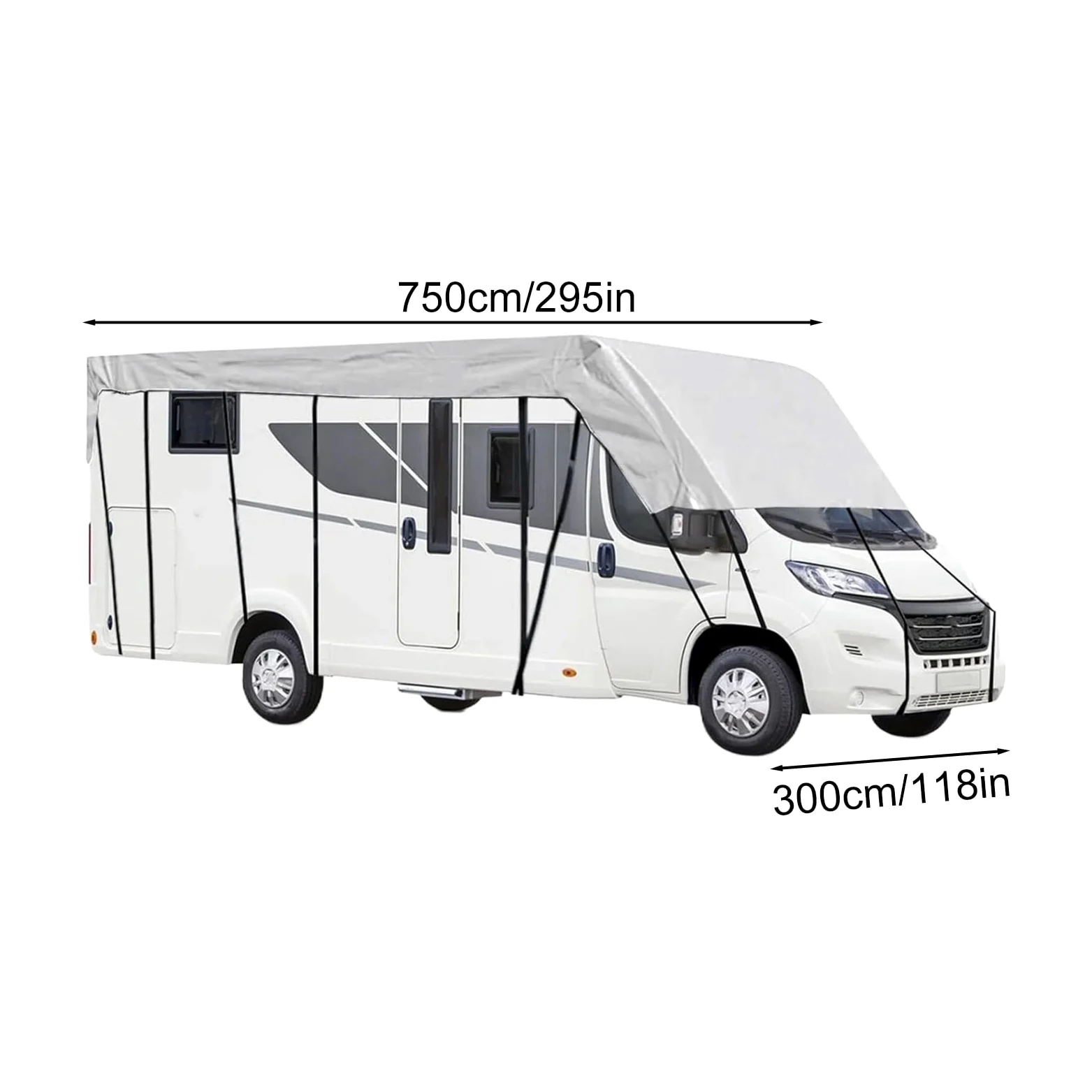 de nieve, de techo para autocaravana, protección UV impermeable para acampar, diseño portátil, función de instalación fácil, herramienta de vehículo, accesorio exterior para coche, ca
