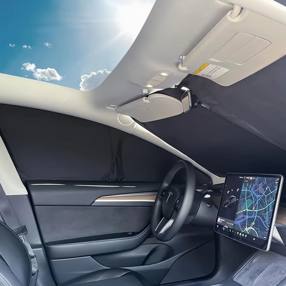 Parasol Coche Delantero para Jeep Grand Cherokee 2011-2019, Parasol para Parabrisas Delantero Set Parasol Coche Cubierta Vetros Laterales Luneta Trasera All Sunshades,E
