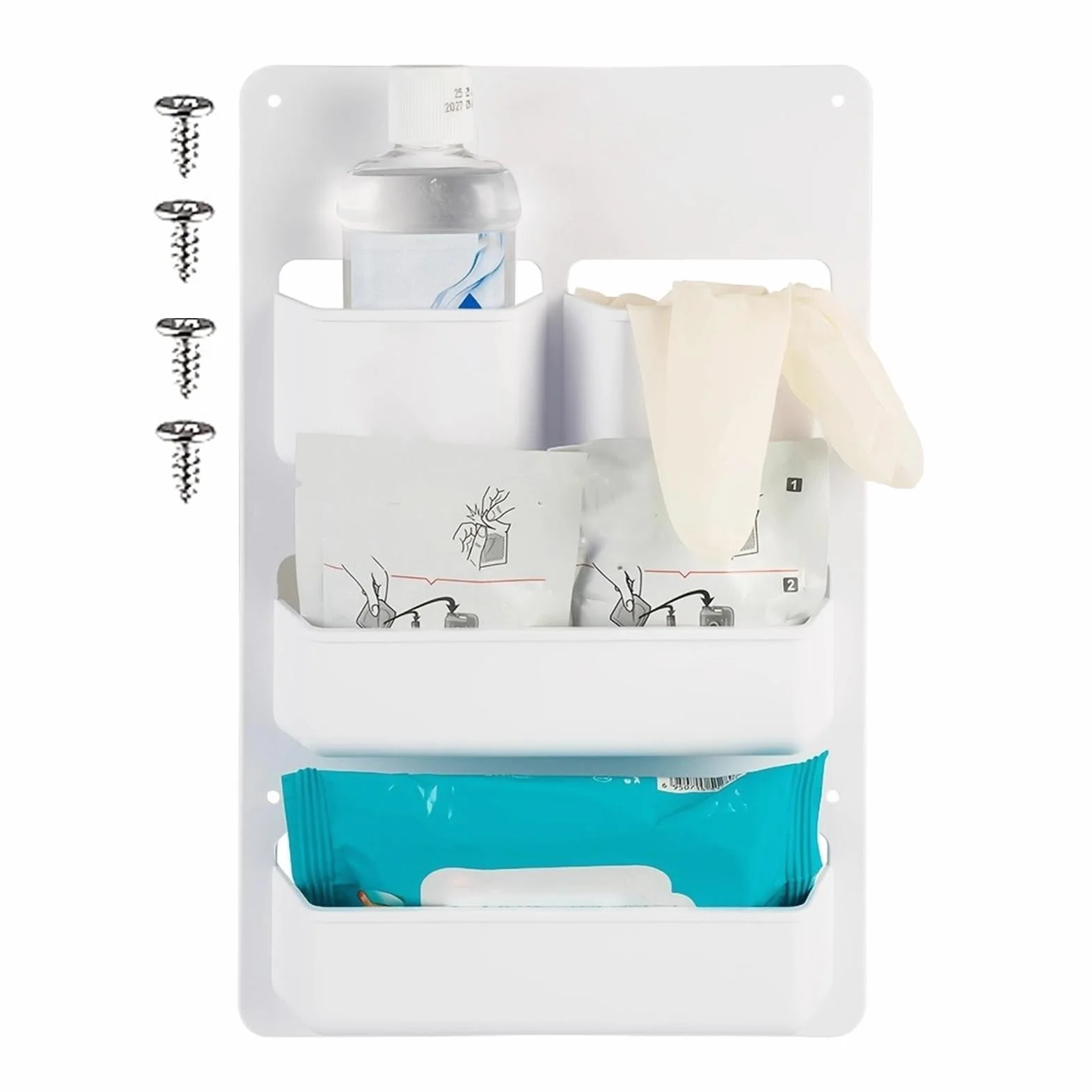 Organizador de Puerta para Autocaravanas, Estante Impermeable de Exhibición, Organizador de Almacenamiento para Ahorrar Espacio en Vehículos Recreativos, para Barco Casa Rodante Baño Viaje en