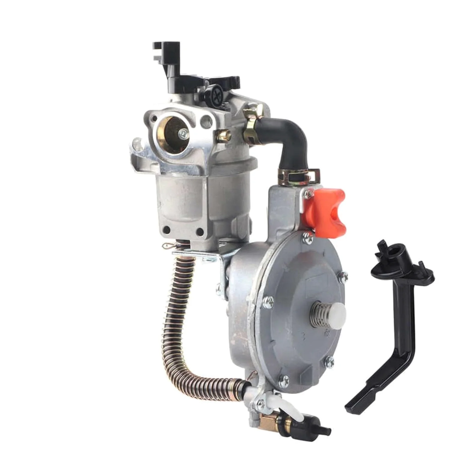 Motocicleta Carburador para 2.8KW para GX200 170F Bobina de Asfixia Manual para GX160 2KW 168F Generador Carburador de Combustible Dual LPG NG Conversión