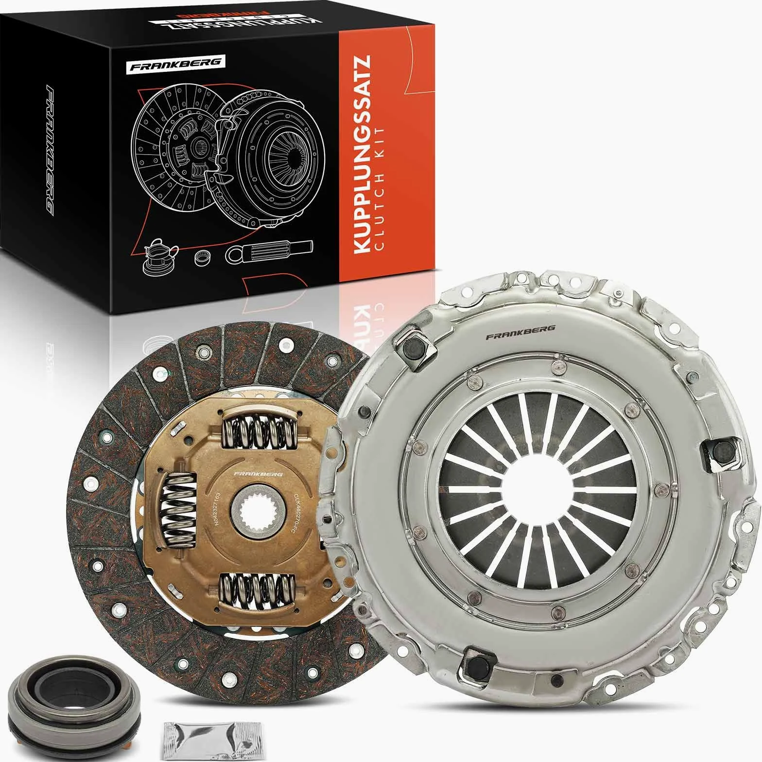 Frankberg Kit de embrague 41421-32000 | Compatible con: Cee'D SW ED, Cerato Saloon LD, Cerato LD, i30 Estate FD, Pro Cee'D ED, Cee'D Hatchback ED, i30 FD