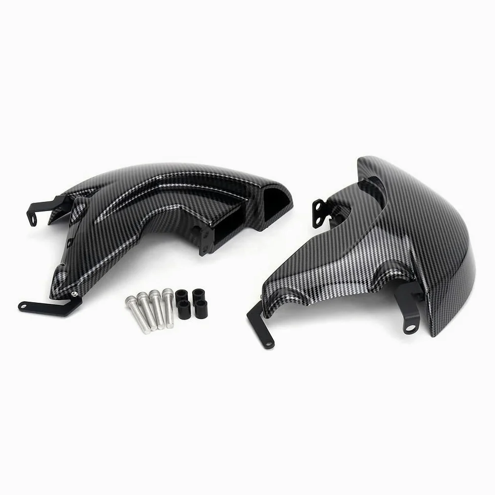 Conducto de Aire Conducto Aire Freno Delantero para YZF R1 2020 2021 2022 2023 2024. | Accesorios de motocicleta ABS pinza de freno conductos de refrigeración de aire enfriador de disco delantero(B)