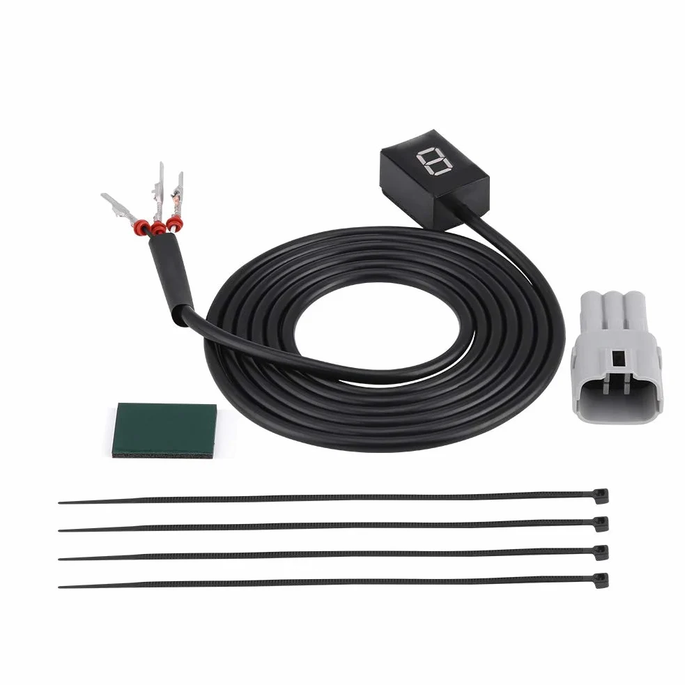 KIMISS Indicador de marcha N-6 para, Intruder 800 y V Strom: Conector ECU, compatible con GSXR 600 - Muestra velocidad y cambios