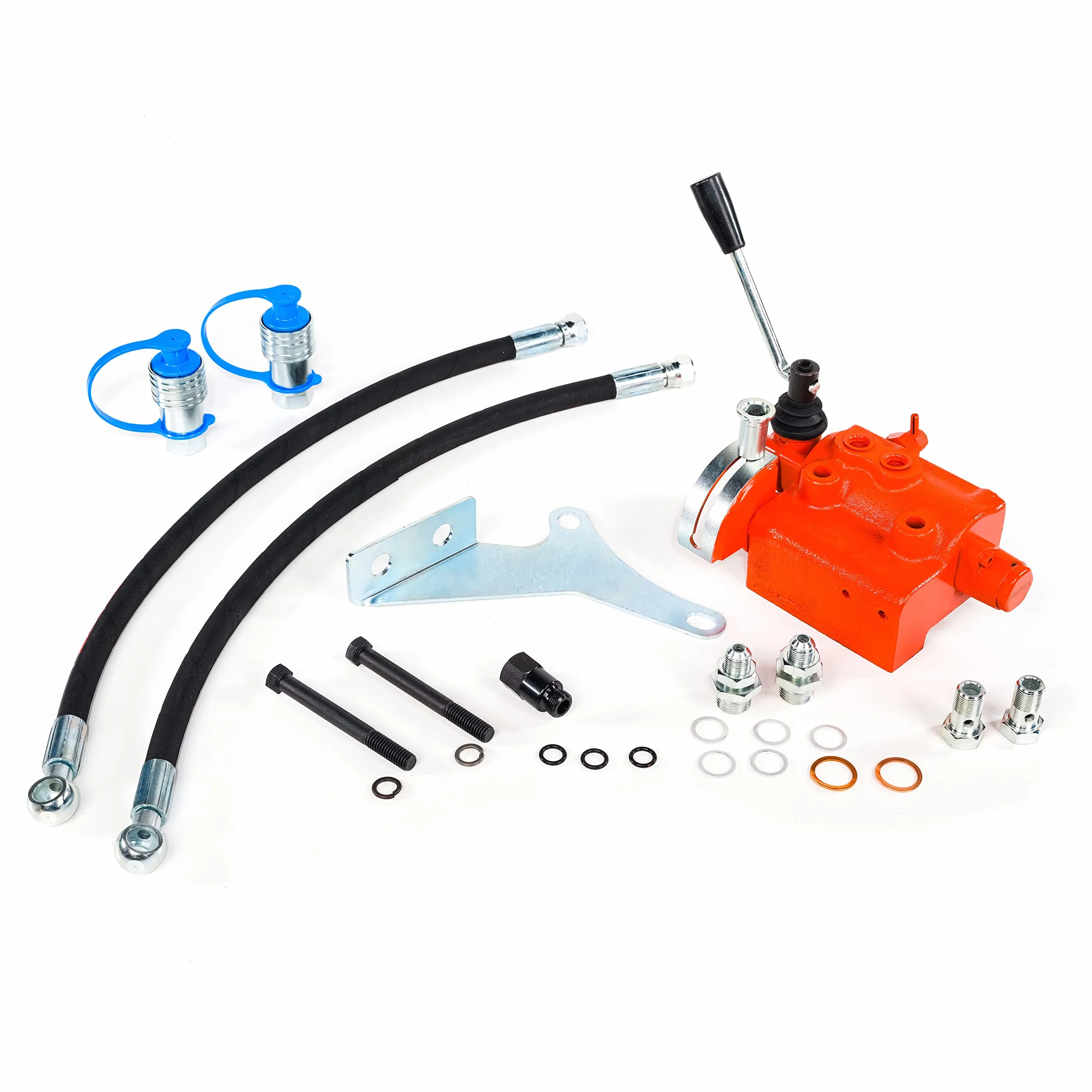 Kit de Válvula Remota Hidráulica Trasera para Massey Ferguson MF 35 50 65 135 150 - 1 x DW - Naranja