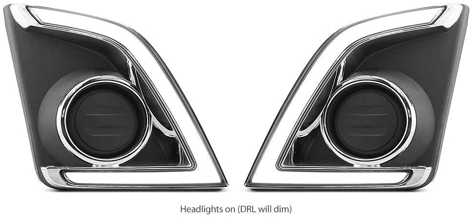 tunez LED DRL Luz de circulación diurna intermitente D-Max luz antiniebla coche niebla