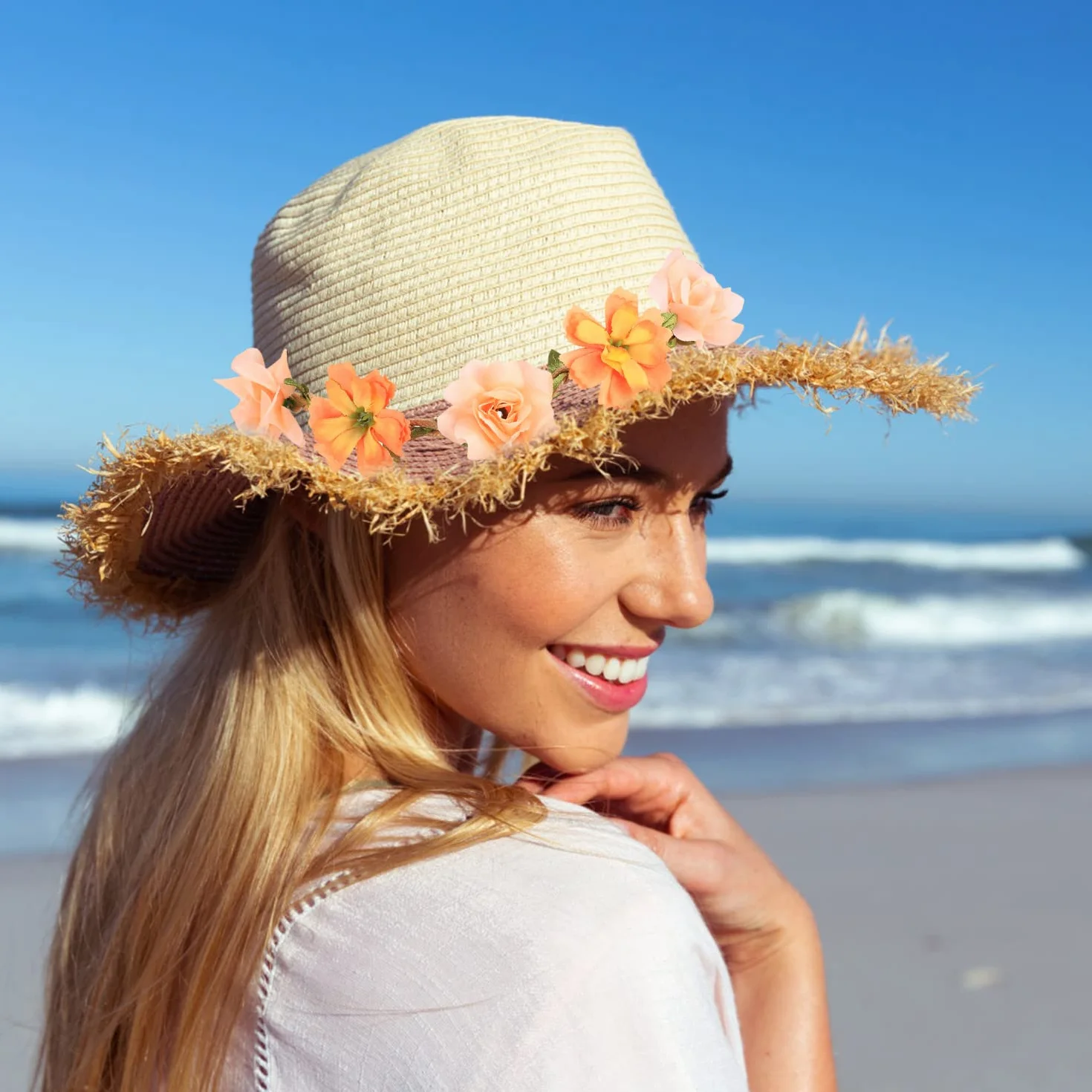 Coronas de flor para el pelo diademas florales guirnaldas para mujer niñas fiestas