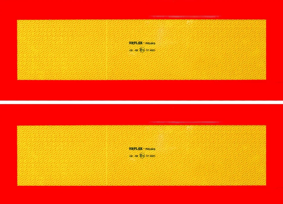 CORA 001890188 - Placas Reflectantes de vehículo Largo (homologados, 2 Unidades)