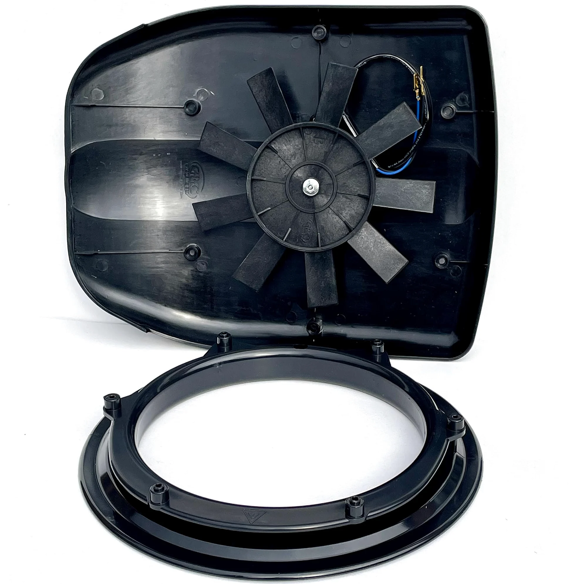 ICC Low Profile Van Roof Vent Motorizada Czarna Wersja