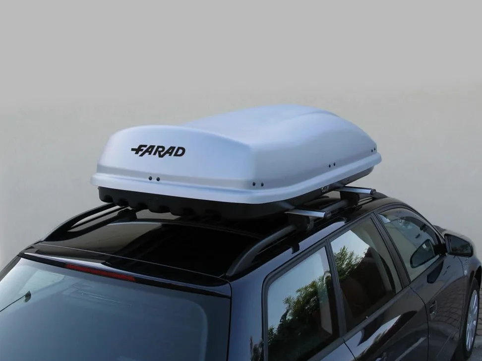 Farad Cofre de Techo Marlin 480L Gris Satinado - Doble Apertura Lateral, Homologación TÜV-GS, Garantía 5 años, Cerradura centralizada con Llave de Seguridad, Resistente a los Rayos UV