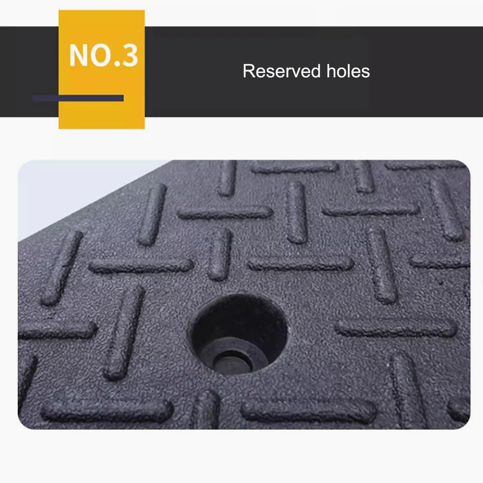 Rampa de Entrada Para Vehículos, Rampa de Garaje, Alfombrilla de Goma Para Escalones, Rampa Elevadora Para Automóviles, Rampa Para Vehículos, Negra, Adecuada Para Automóviles(100*25*10cm/39.4*9.8*3.9i