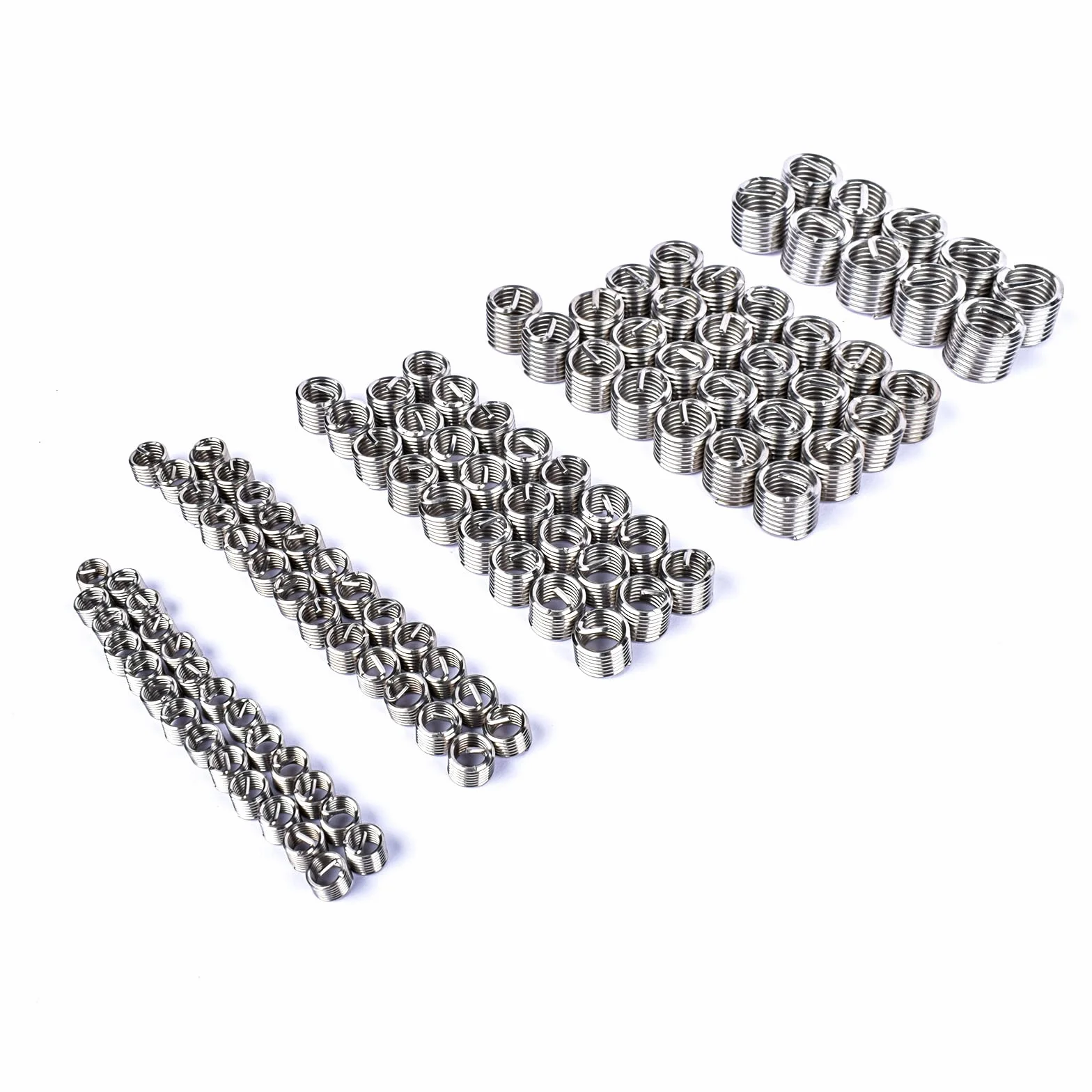 Bisenya Juego de reparación de roscas, 131 piezas, herramientas de reparación de roscas, M5, M6, M8, M10, M12, rosca azul