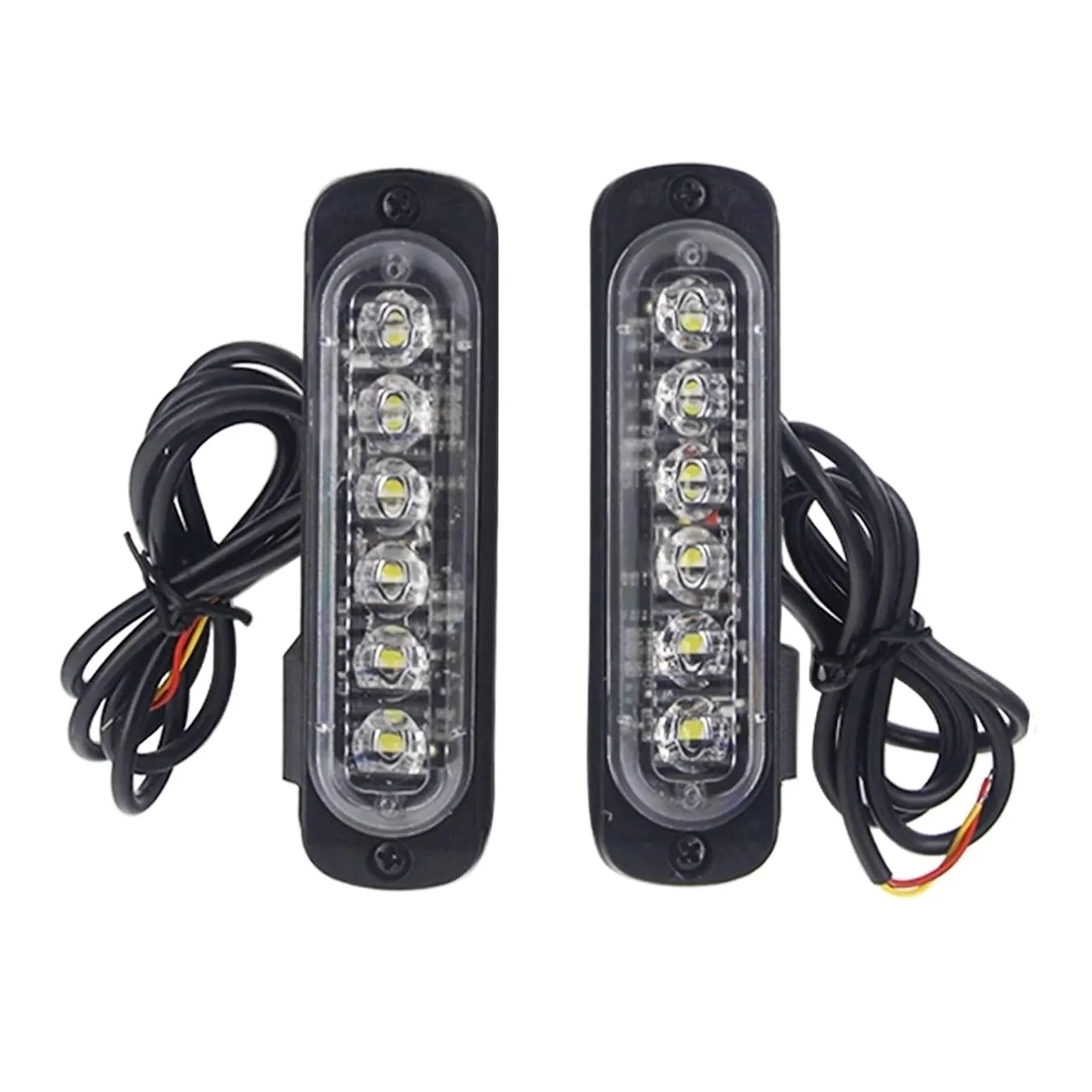 Universal Motocicleta Matrícula Luz De Freno Trasero Motocicleta Scooter LED DRL Accesorios De Circulación Diurna Moto Luces Trasera