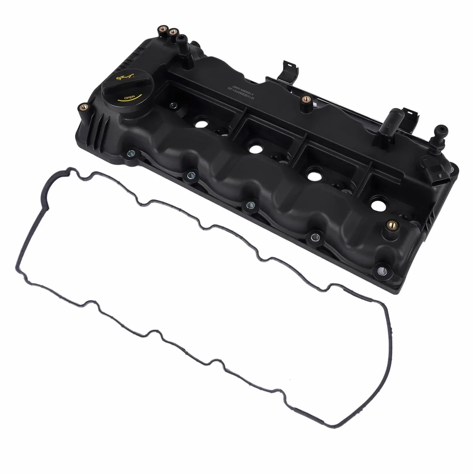 Tapa de balancines Conjunto De Cubierta De Válvula De Culata De Motor Para Hyundai I40 Ix35 Para Kia Para Carens Para Optima Para Sportage 1,7 CRDi D4FD Tapa de válvula con Junta