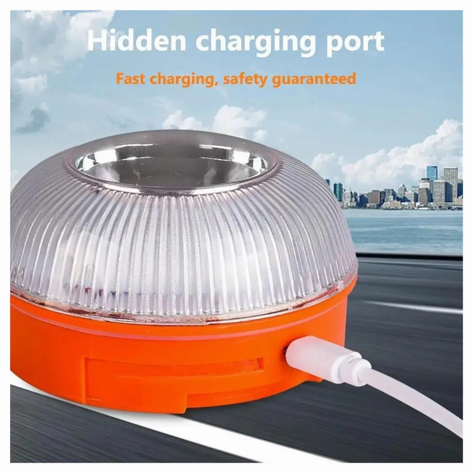 Luci Posizione Laterali Luz de emergencia V16 luz estroboscópica señal magnética luz de emergencia LED para automóviles y motocicletas.