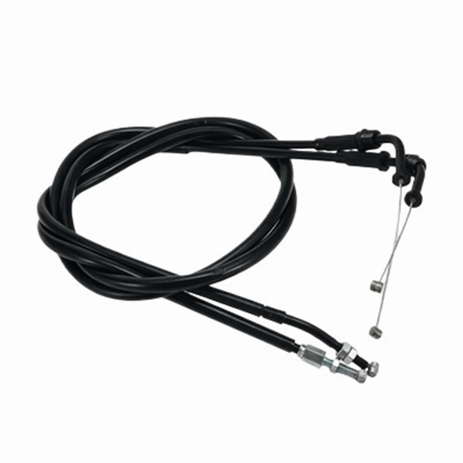 Cable de Gas del Acelerador de la Motocicleta Cable del Acelerador Líneas de Alambre de Empuje y tracción compatibles con Yamaha SR400 2001-2018 3HT-26311-00-00 3HT-26312-00-00