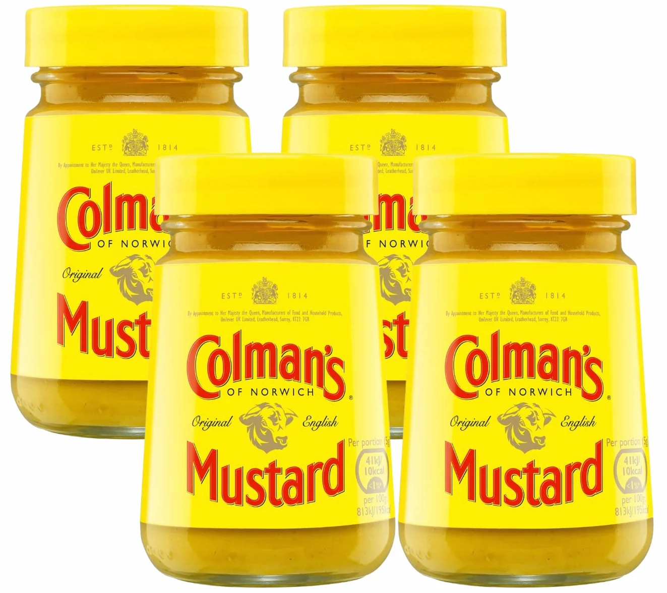 Colman's Original English Mustard 4 x 100 g