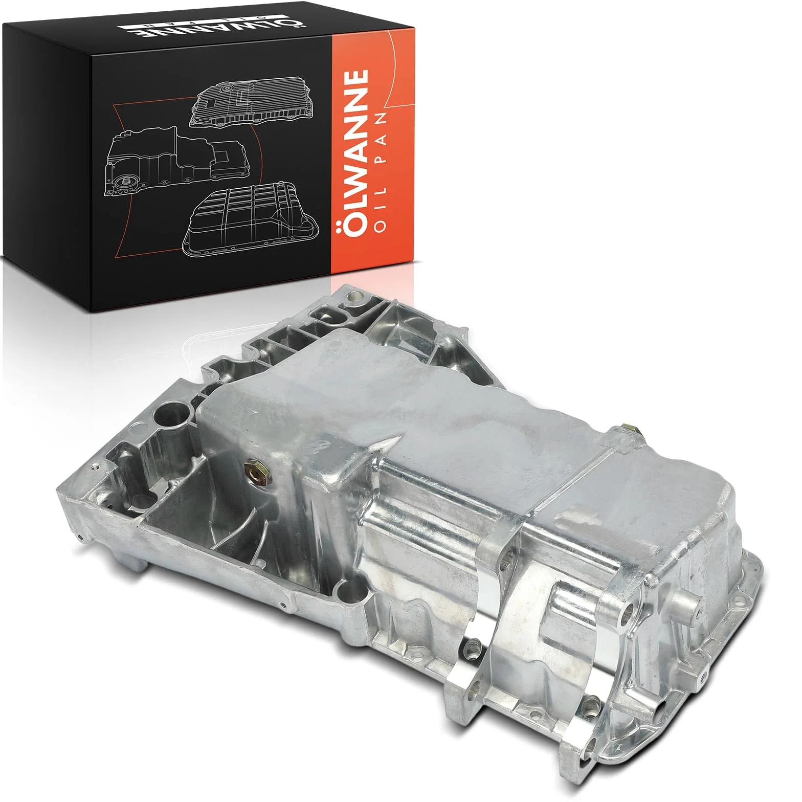Frankberg Cárter de aceite cárter de aceite del motor con tapón de drenaje | Compatible con: 406 Descanso 8E/F, Evasión MPV 22 U6, 406 8B, 306 Descanso 7E N3 N5, 306 7B N3 N5