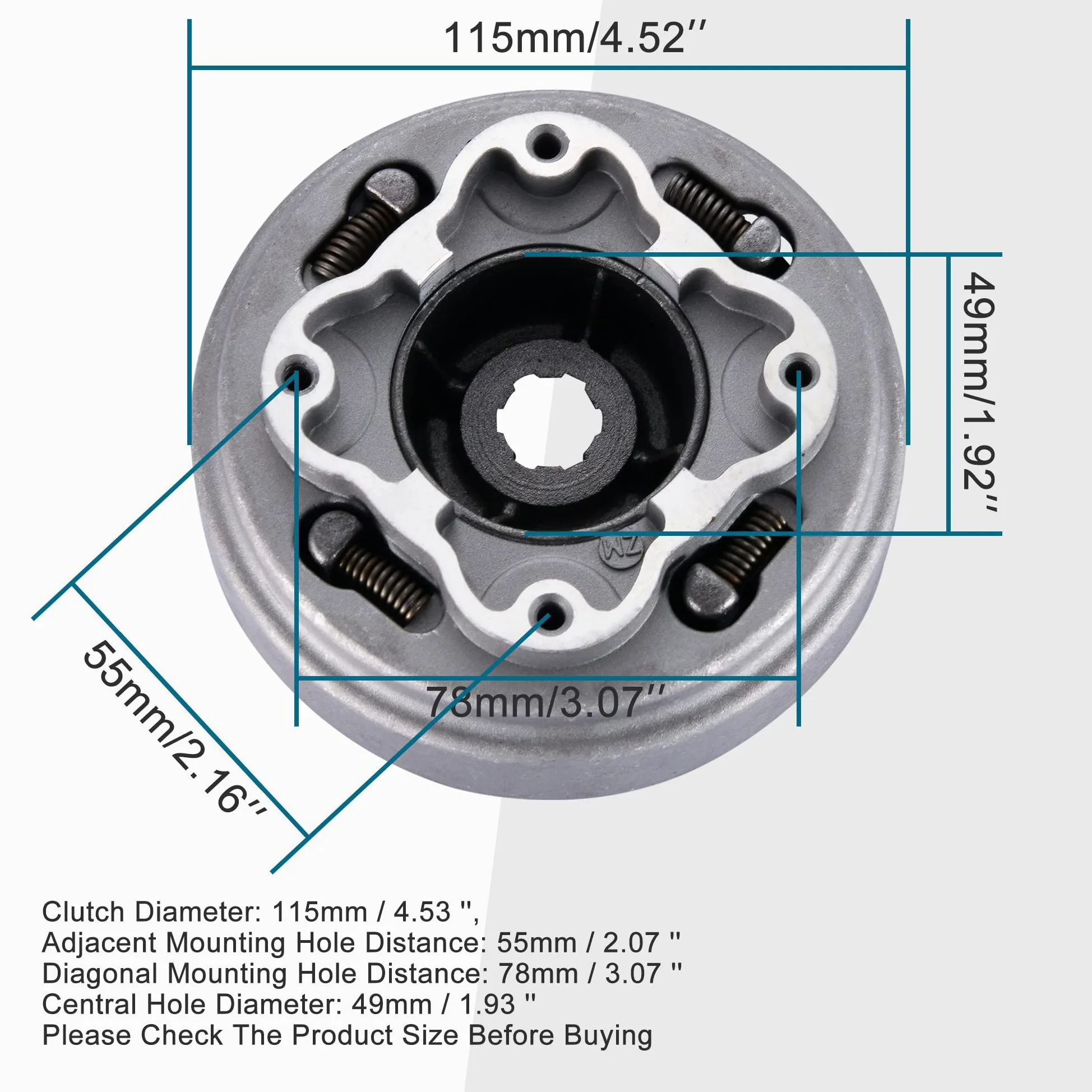 GOOFIT Manual de Embrague reemplazo para 50cc-125cc Piezas de Bici del hoyo Uso Industrial