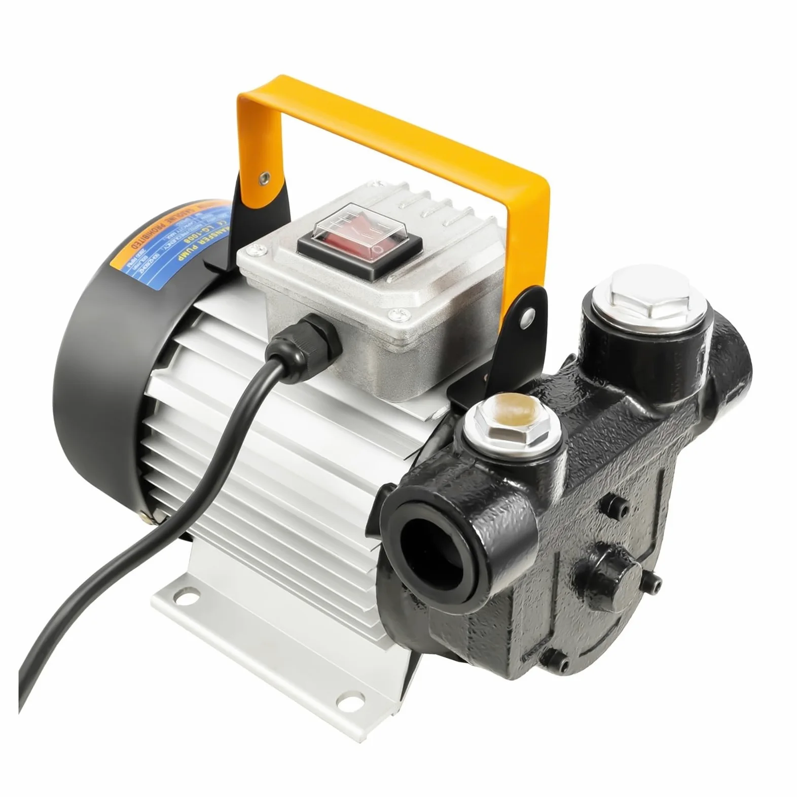 Bomba Diésel De 230 V Con Conexiones, Abrazaderas Y Filtro, Aceite Eléctrica Autocebante, Motor Sin Escobillas, Portátil Mano TráFico Intenso