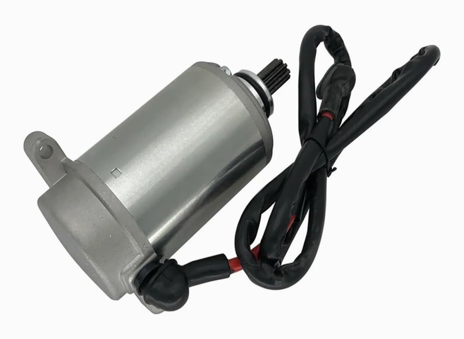 Motor Generador para Loncin Jianshe 400cc JS400 Mountain Lion JS183FMQ ATV Piezas De Motor Eléctrico Arranque De Arranque del Motor F3-D60000-0(Plata)